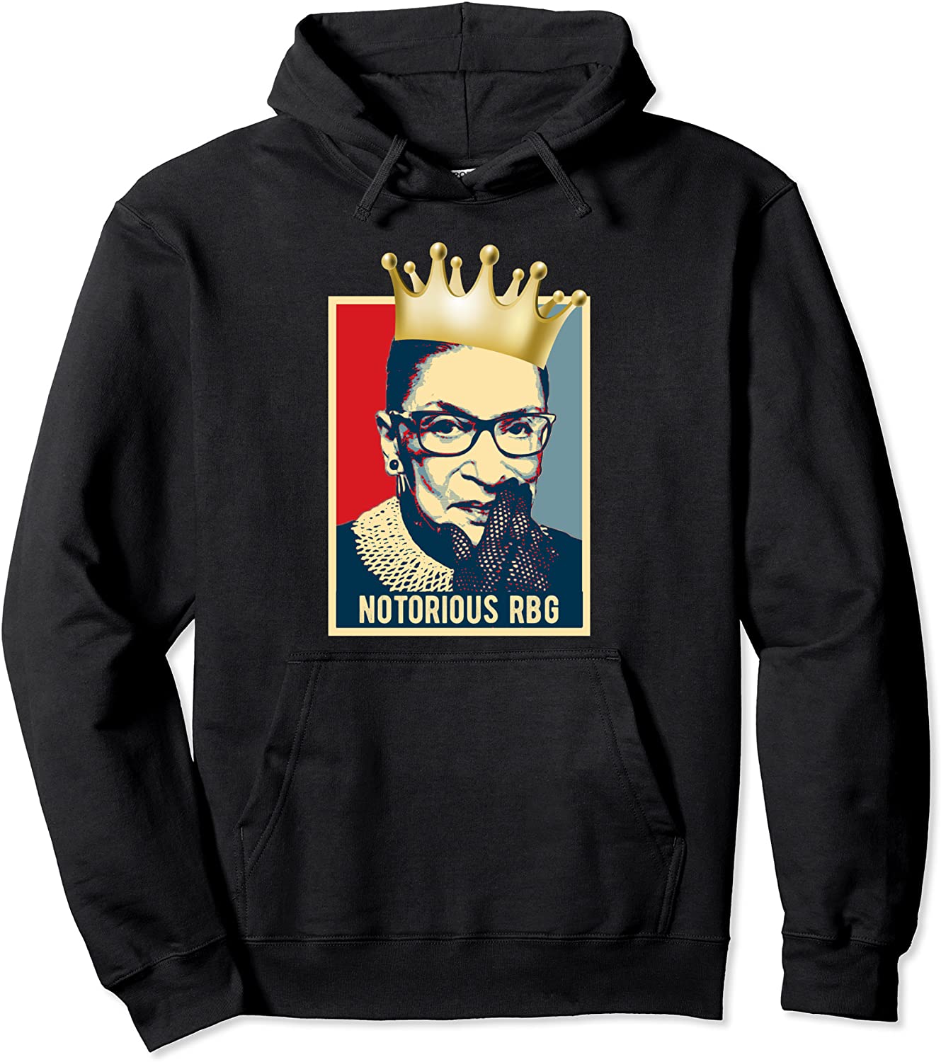 Vintage Notorious RBG - Ruth Bader Ginsburg - feminist gift Pullover Hoodie