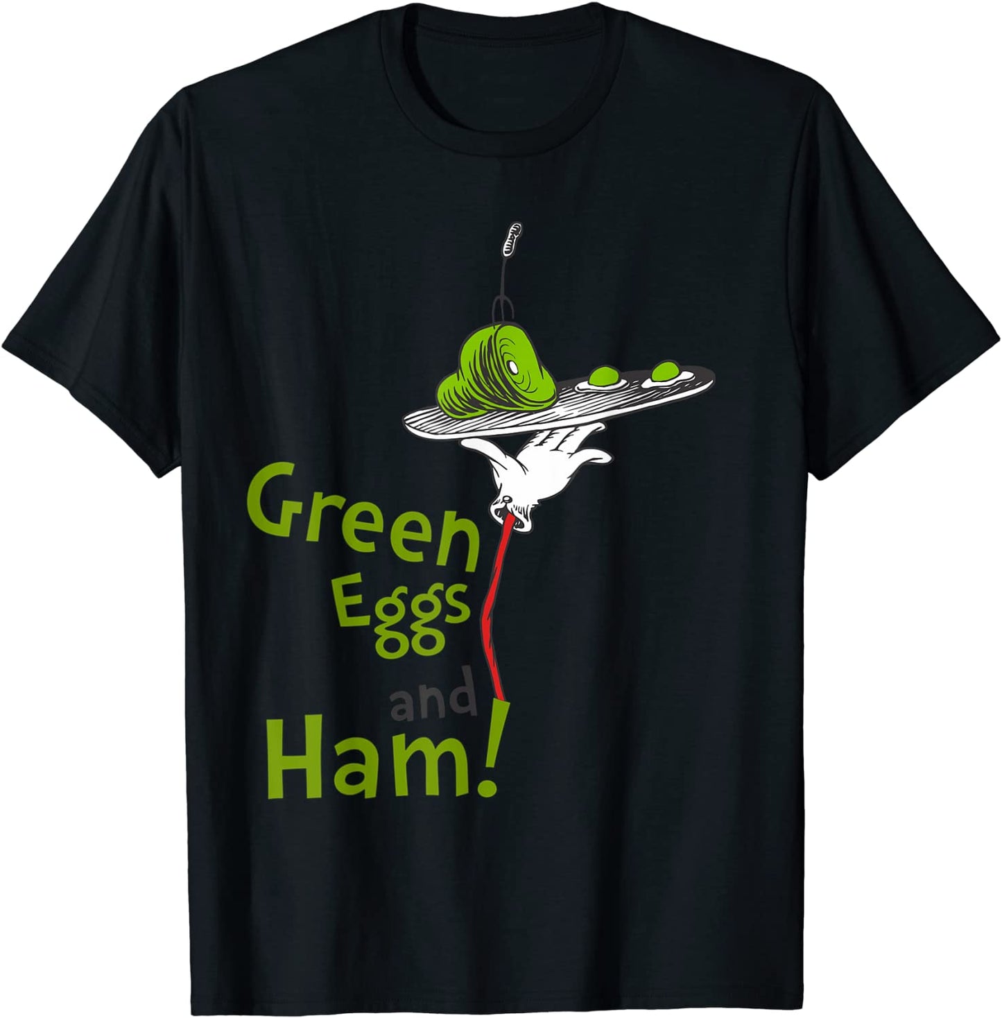 Dr Seuss Green Eggs and Ham Title T-Shirt