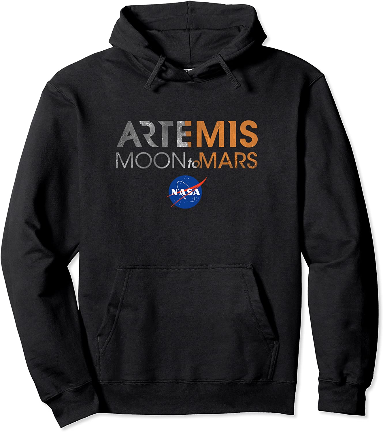 NASA Approved Artemis Moon To Mars Space Officially Licensed Pullover Hoodie