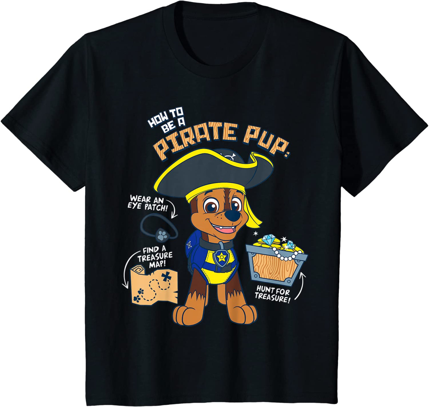 Kids PAW Patrol How To Be A Pirate Pup T-Shirt
