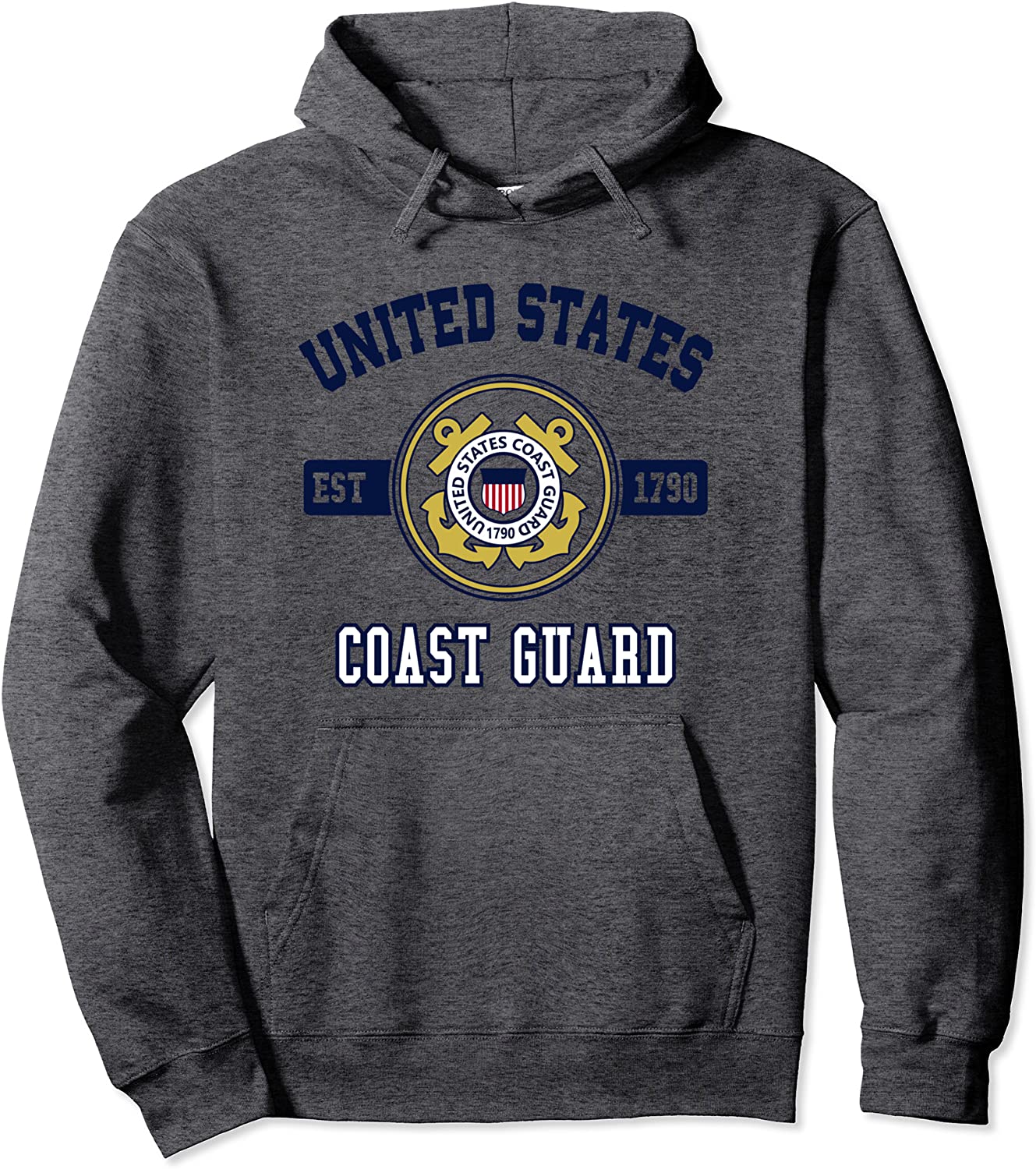Proud US Coast Guard Military Pride Pullover Hoodie