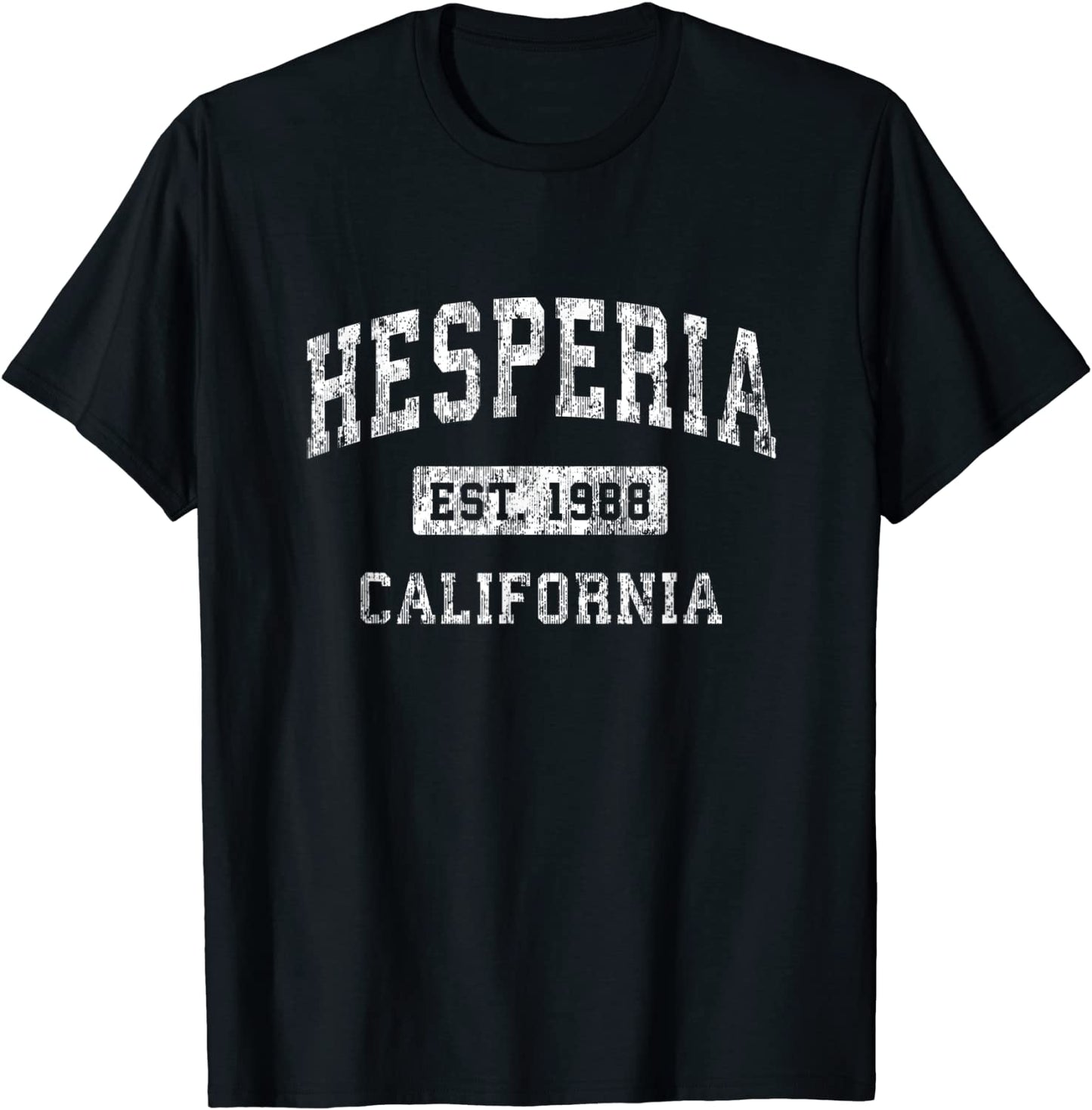 Hesperia California CA Vintage Established Sports Design T-Shirt