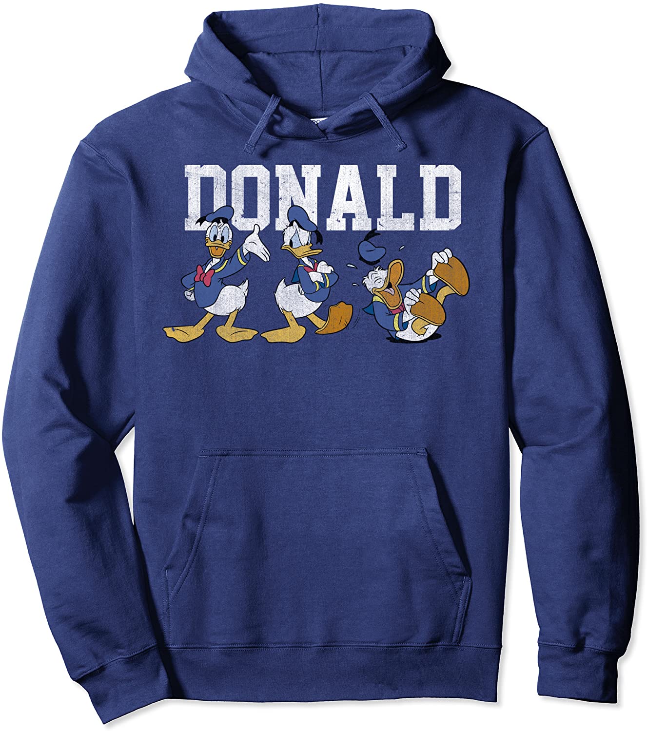 Disney Mickey And Friends Donald Duck Pose Lineup Pullover Hoodie