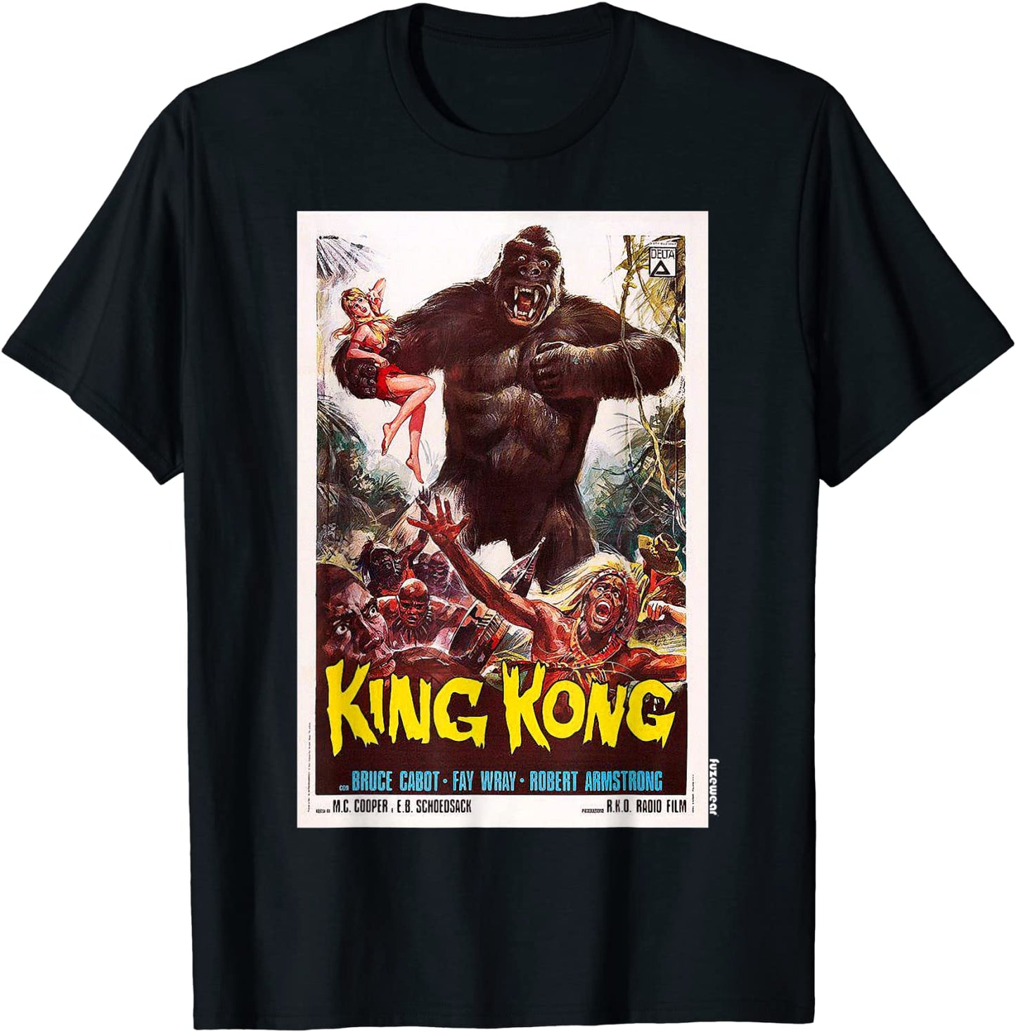 King Kong Movie Poster Shirt Vintage