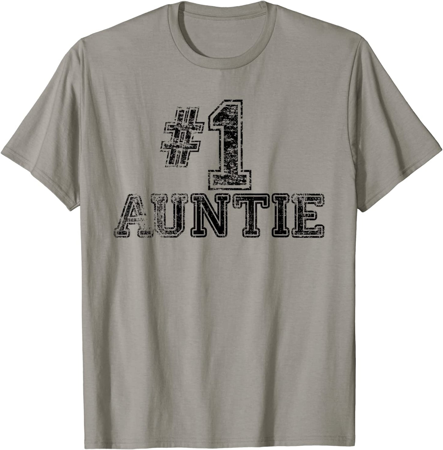 1 Auntie - Number One Aunt Sports Mothers Day Gift T-Shirt