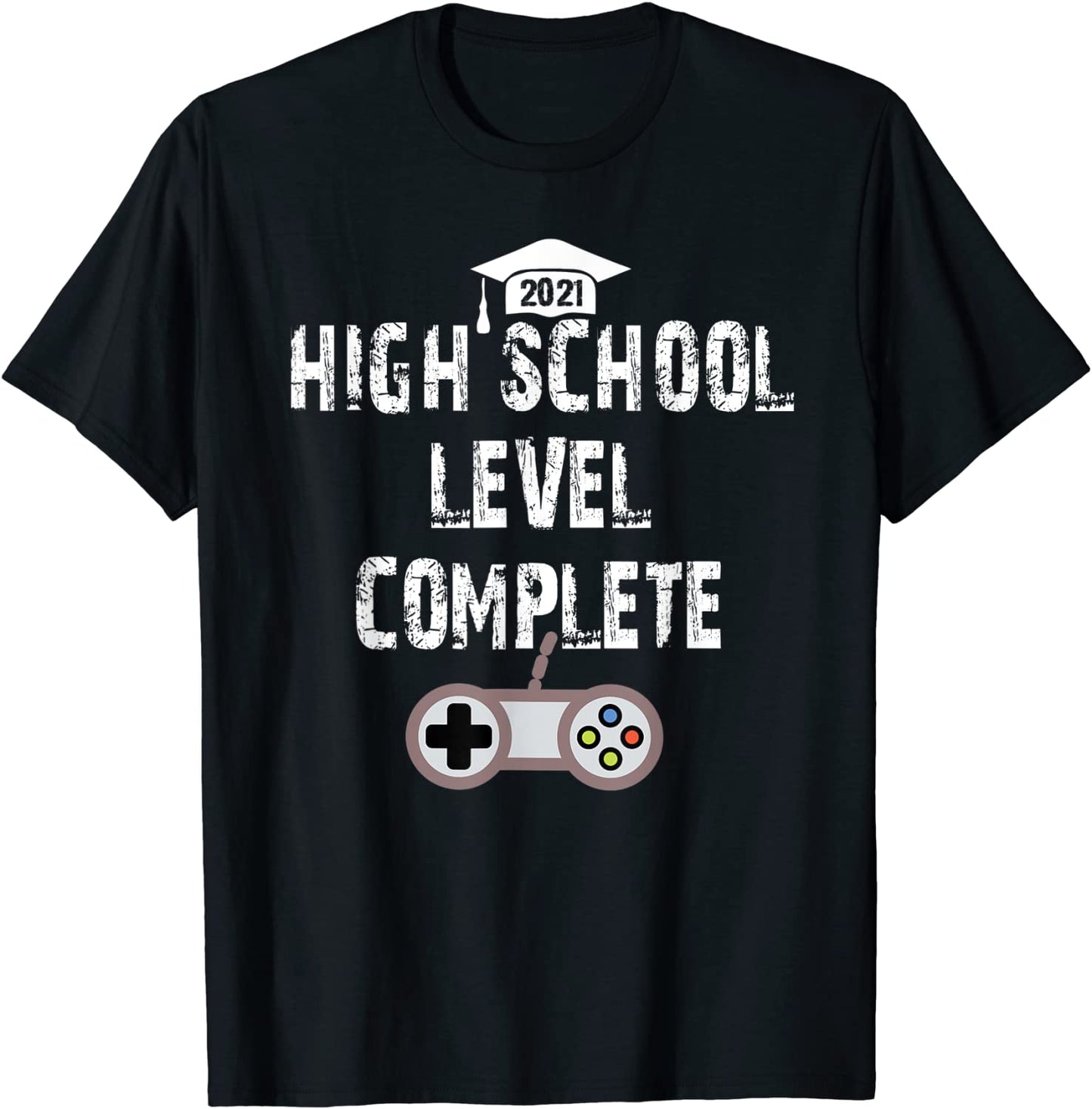 Funny Graduation Shirt - Senior Gamer T-shirt 2021 Grad Gift T-Shirt