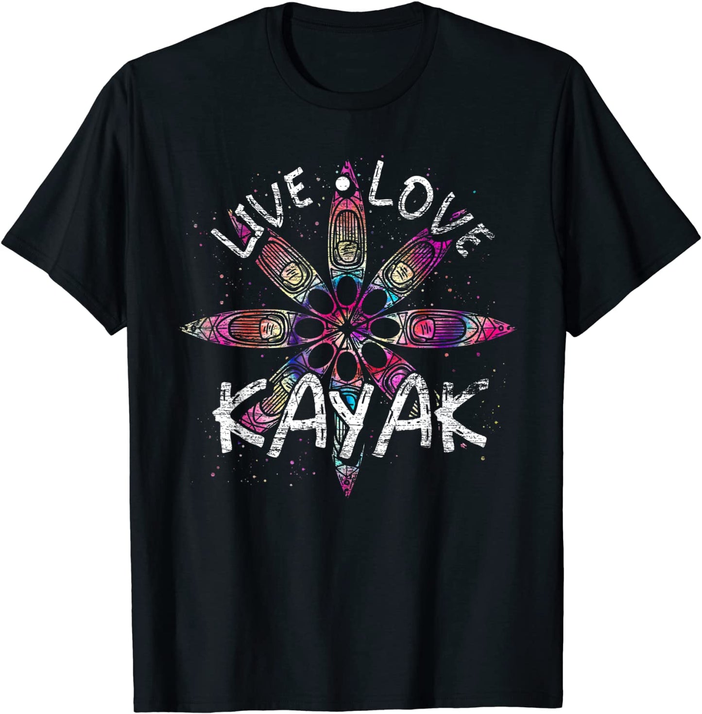 Live Love Kayak Canoe Paddling Kayaker Sport Kayaking T-Shirt