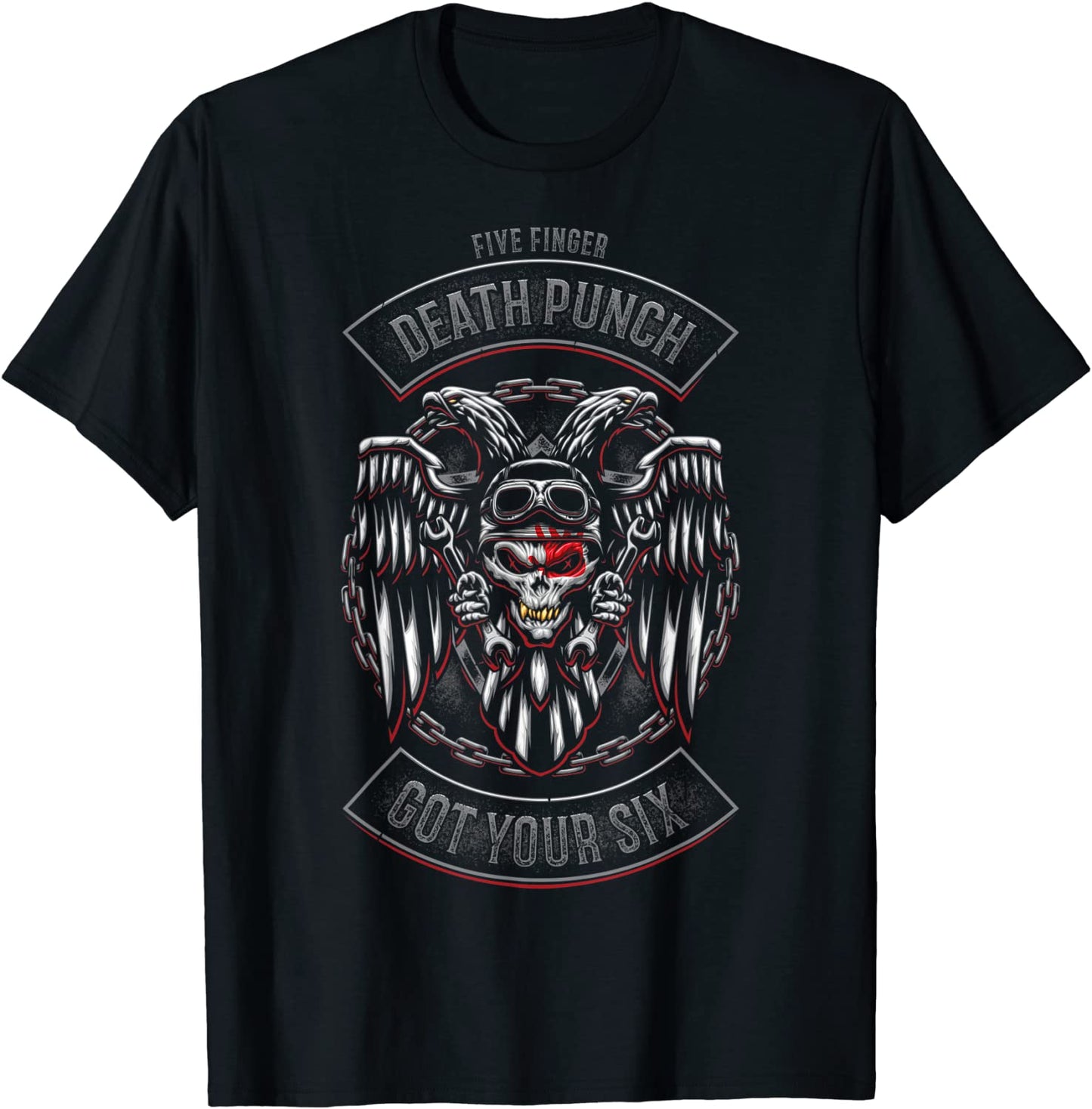 5FDP - Biker Badge - Got Your Six T-Shirt
