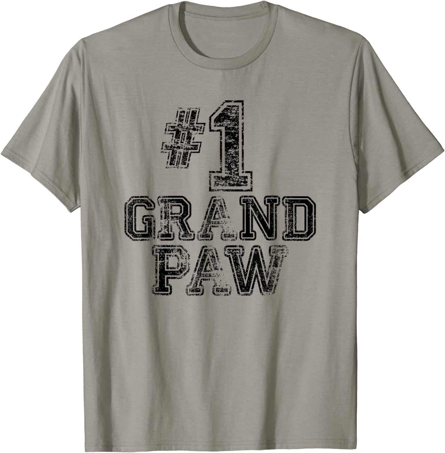 1 GrandPaw - Number One Sports Fathers Day Gift T-Shirt