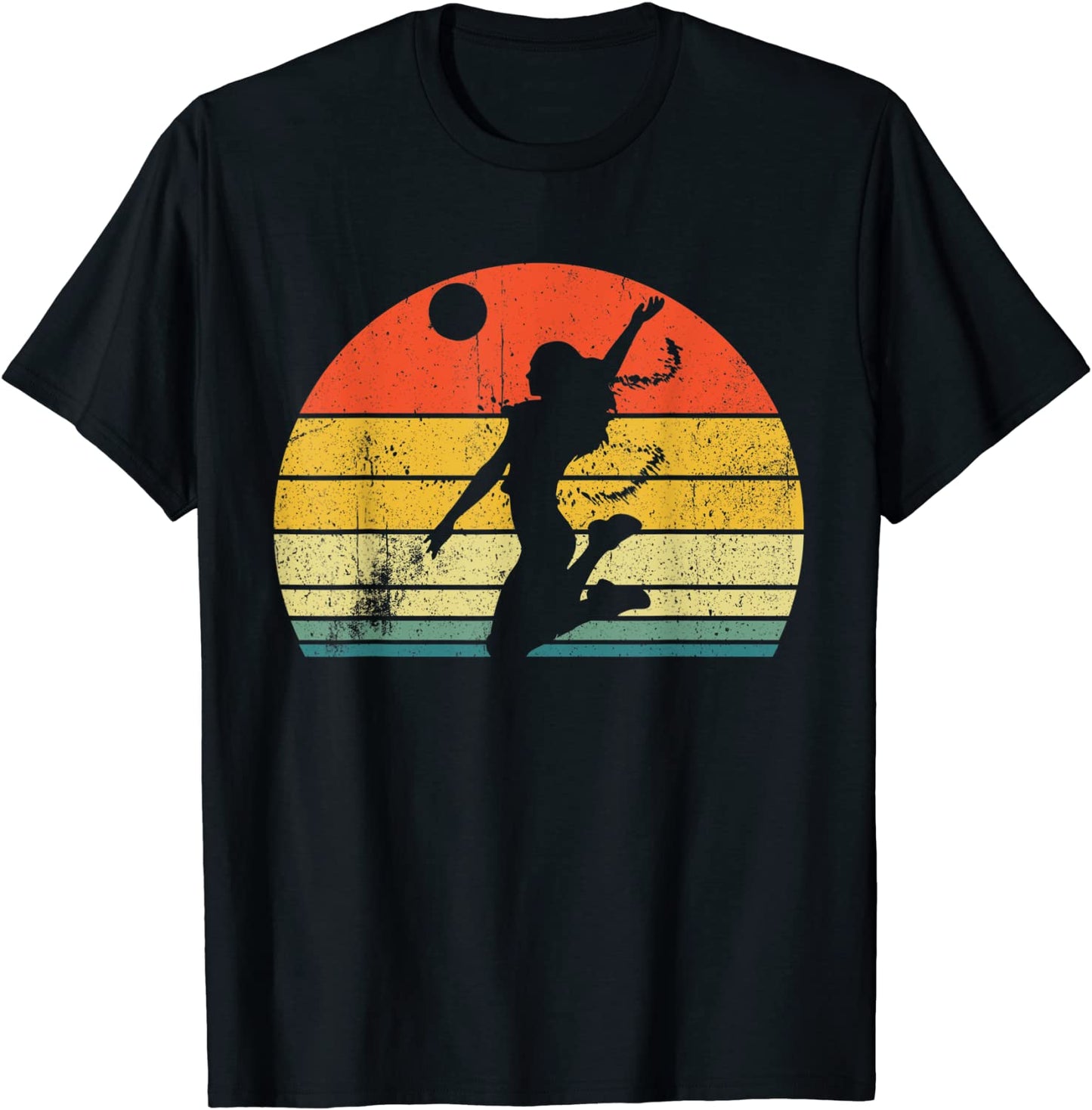 Vintage Girl Player Funny Retro Volleyball Tee for Coach T-Shirt