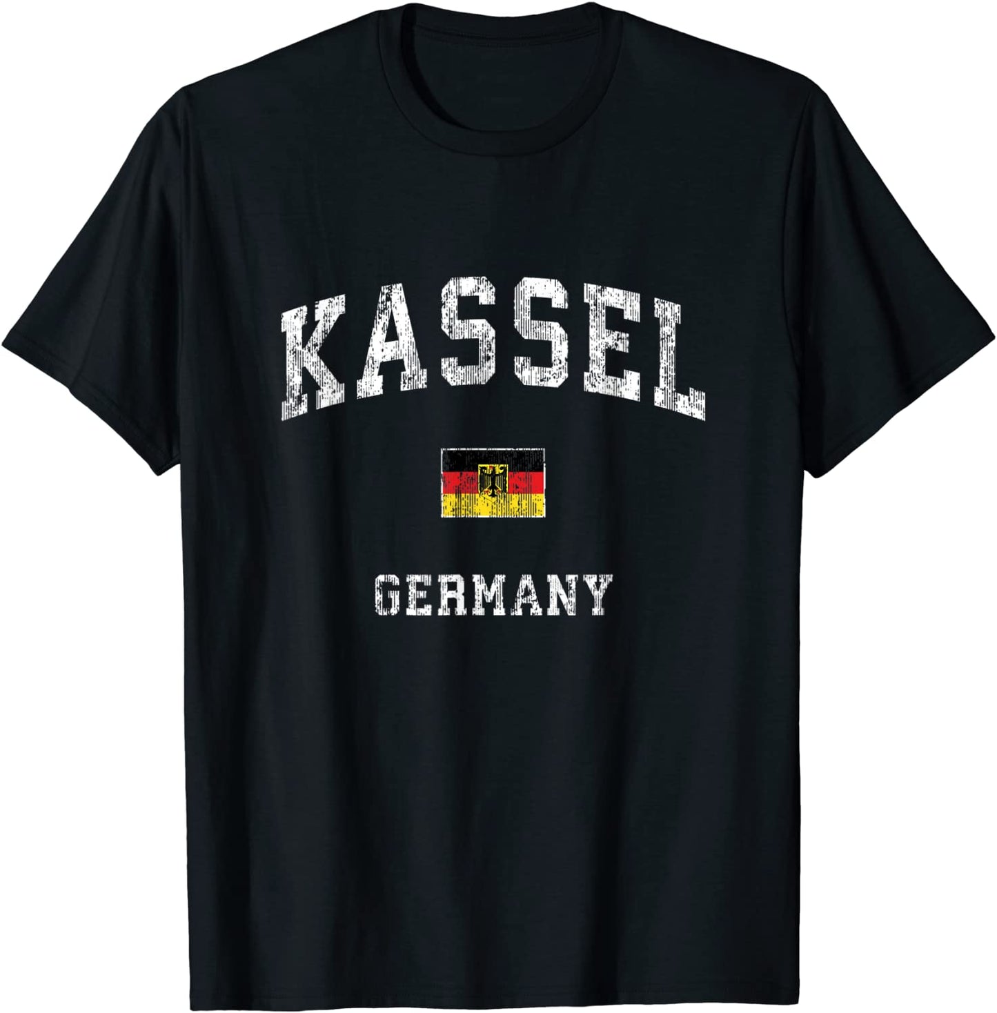Kassel Germany Vintage Athletic Sports Design T-Shirt