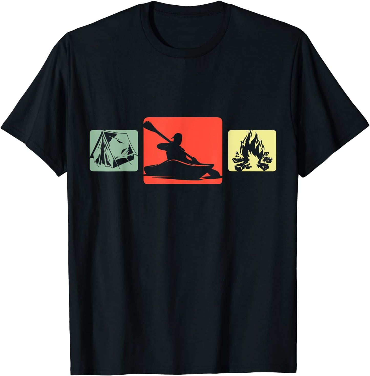 Kayaking Camping Canoeing Paddling Water Sports T-Shirt