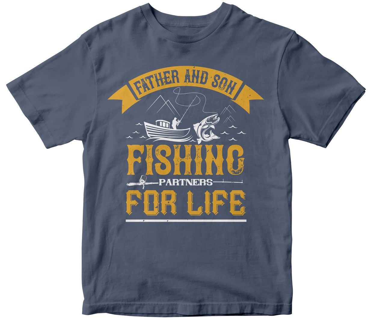 Father And Son Fishing Partners For Life