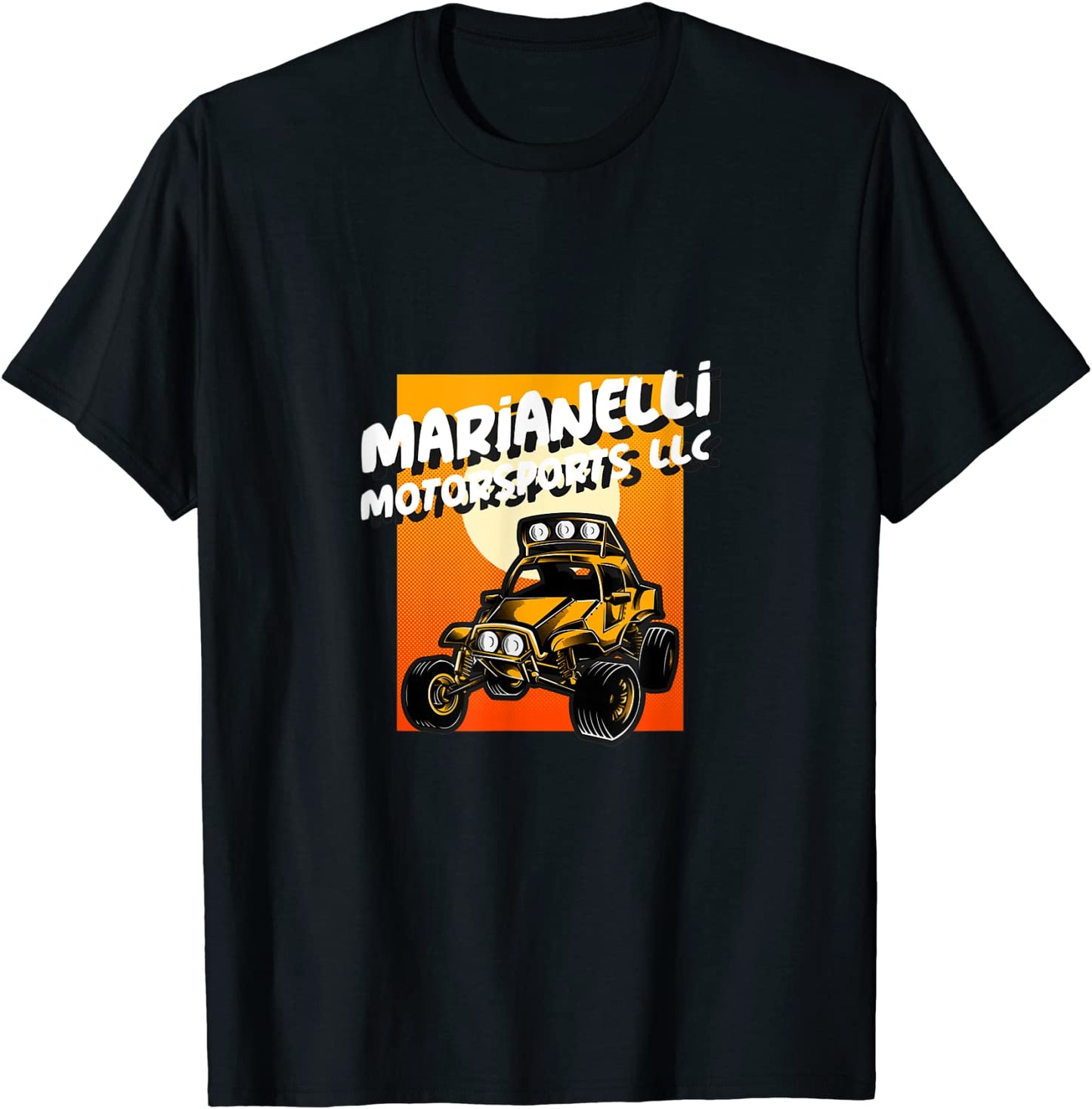 Marianelli Motorsports orange beach racer T-Shirt