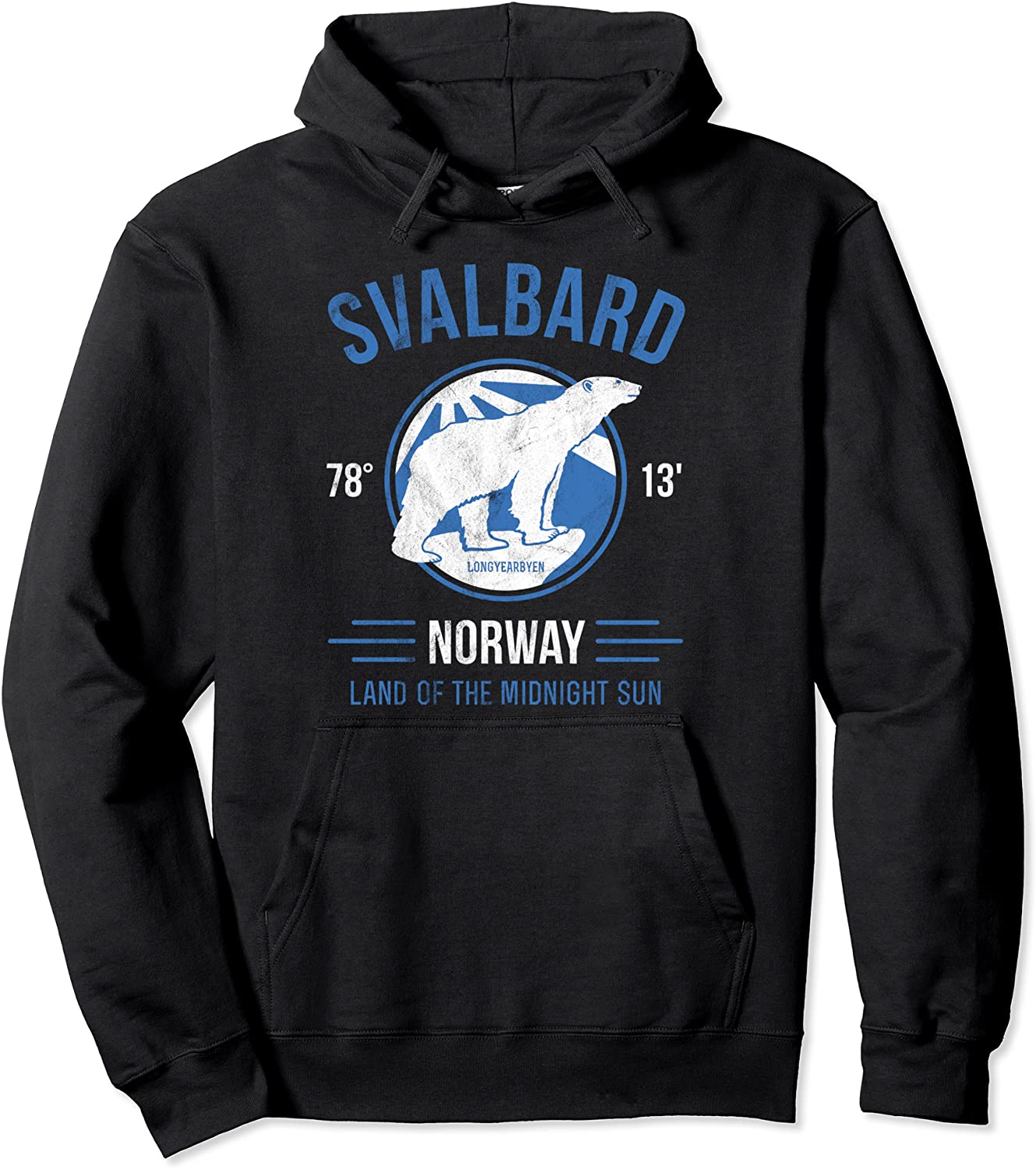 Svalbard Norway Hoodie Polar Bears Longyearbyen Gift Shirt