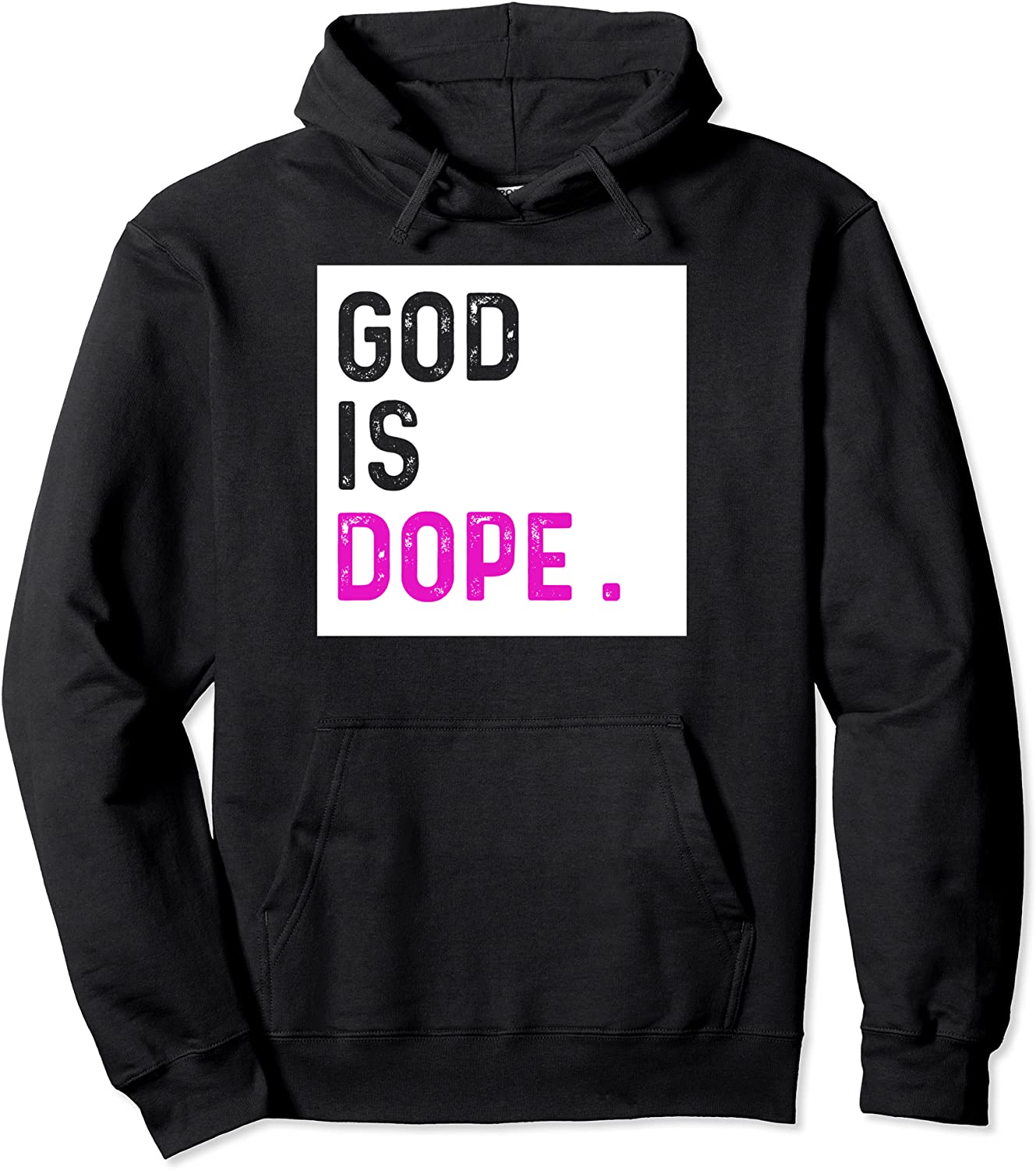 God is Dope PURPLE Funny Christian Faith Believe Gift Pullover Hoodie
