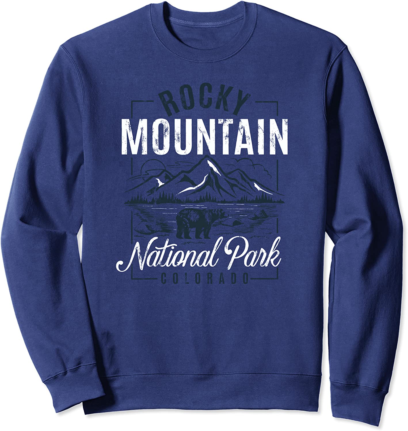 Rocky Mountain National Park - Classic Vintage Souvenir Sweatshirt