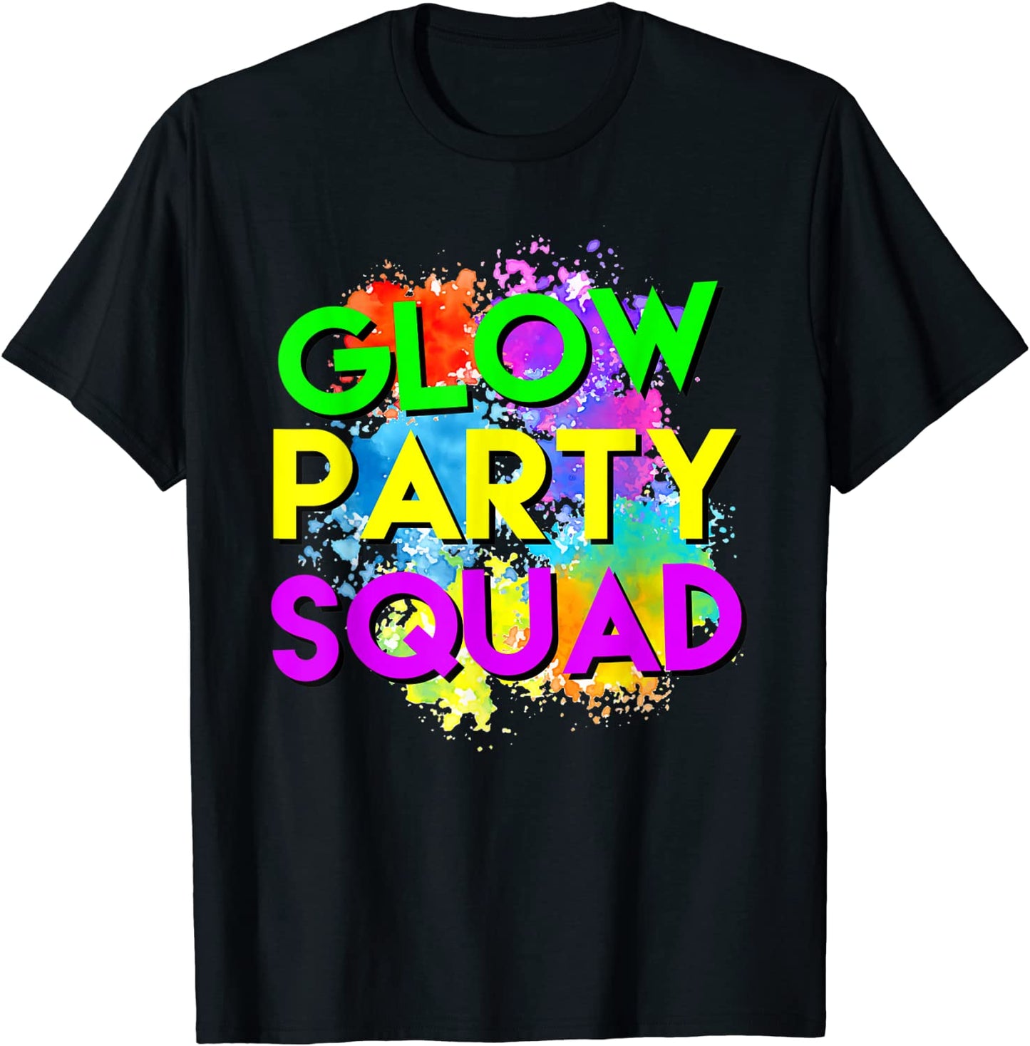Glow Party Squad Halloween Costume T-Shirt
