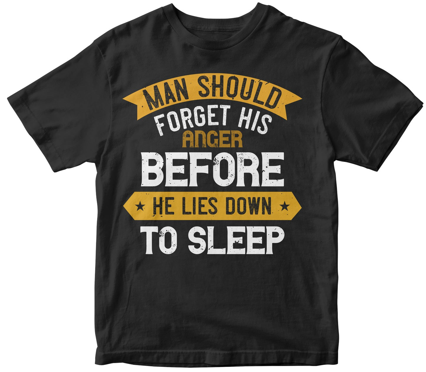 Man Should Forget His Anger Before He Lies Down To Sleep