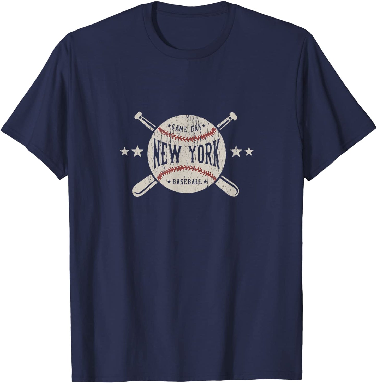 New York New York NY T-Shirt Vintage Baseball Graphic Tee
