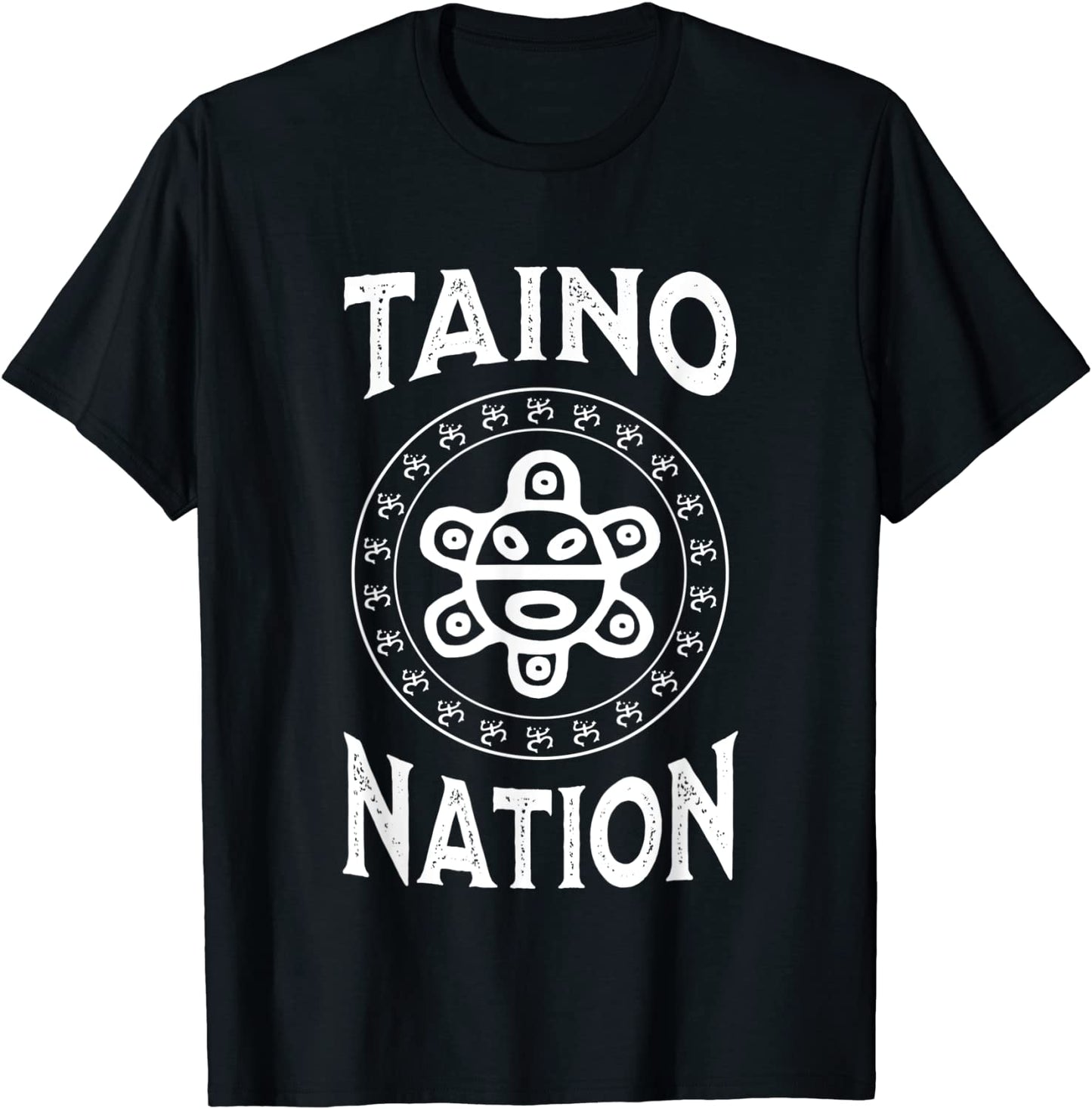 White Taino Nation Coqui Sun Boricua Taino Gift Puerto Rico T-Shirt