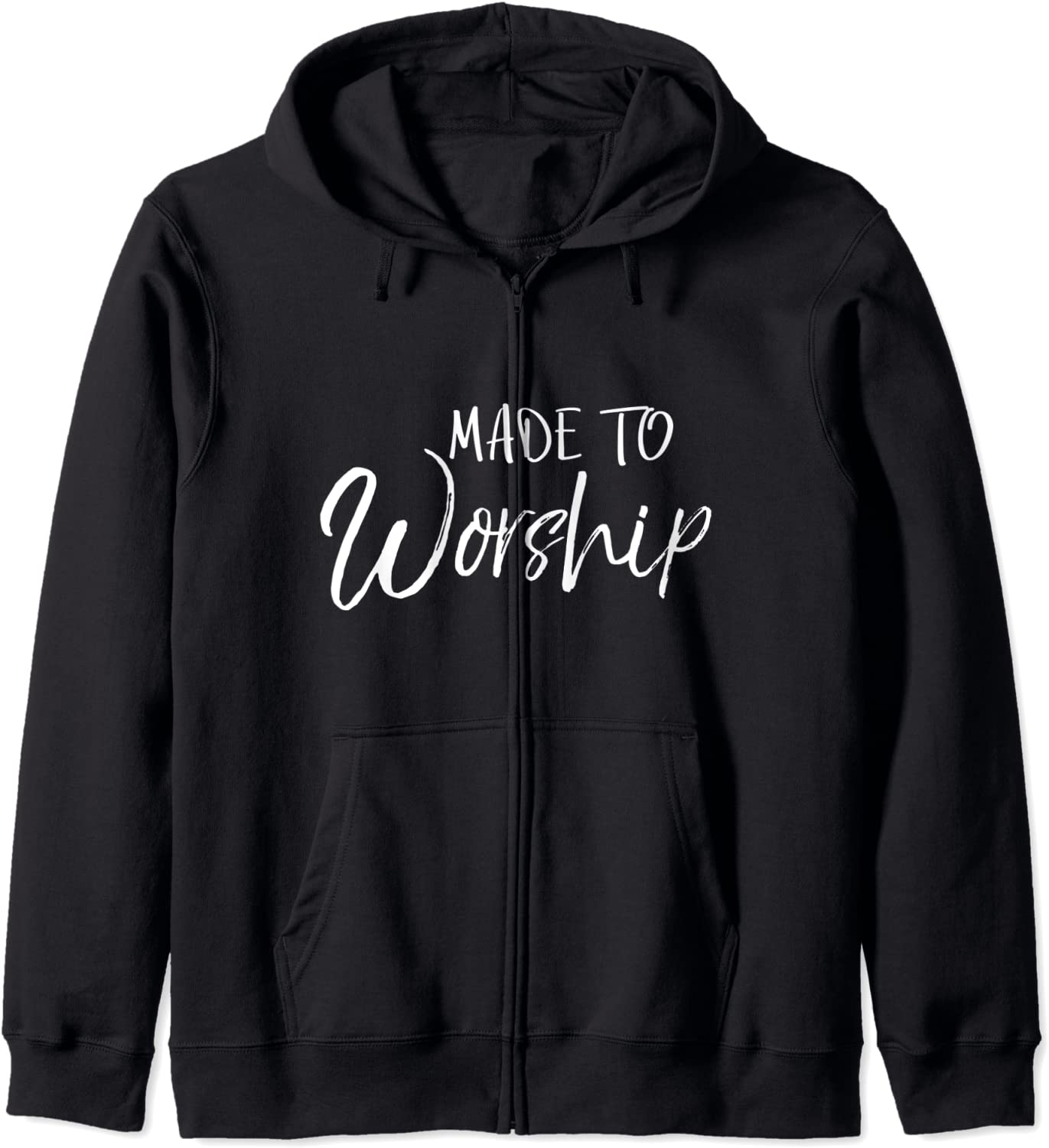 Christian Worship Quote Praise Leader Saying Made to Worship Hoodie