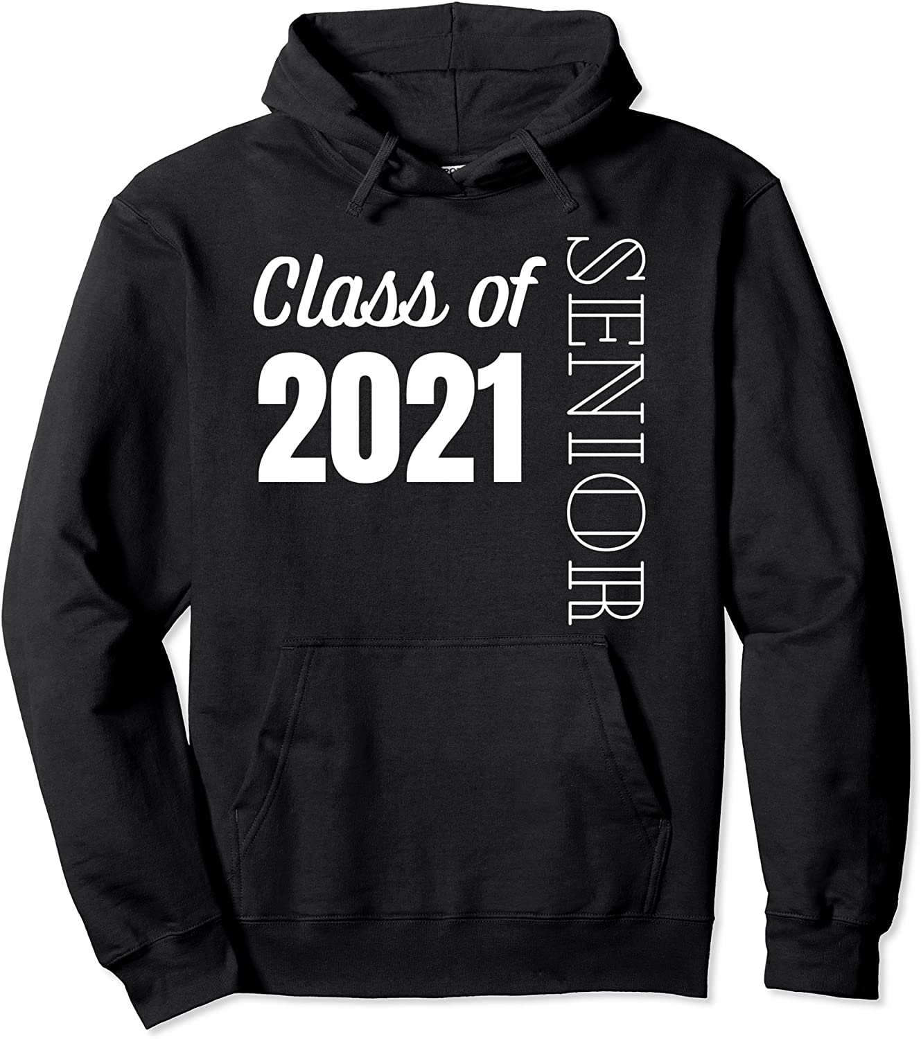 Class of 2021 Classic Graduation Senior High School Grad Pullover Hoodie