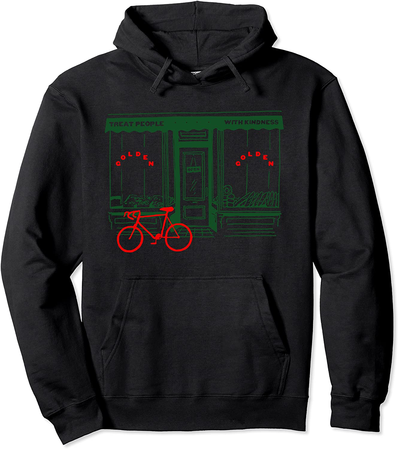 The Treat People Retro Kindness With Golden 70s Styles Pullover Hoodie