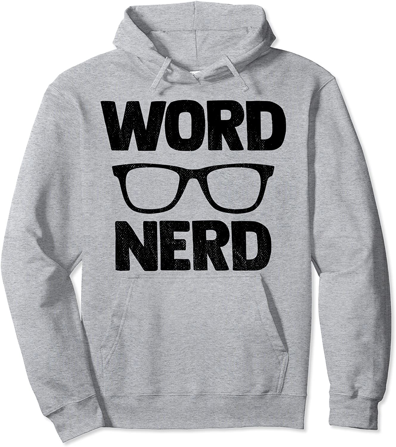 Word Nerd Book Reading Gift Book Worm Gift Pullover Hoodie