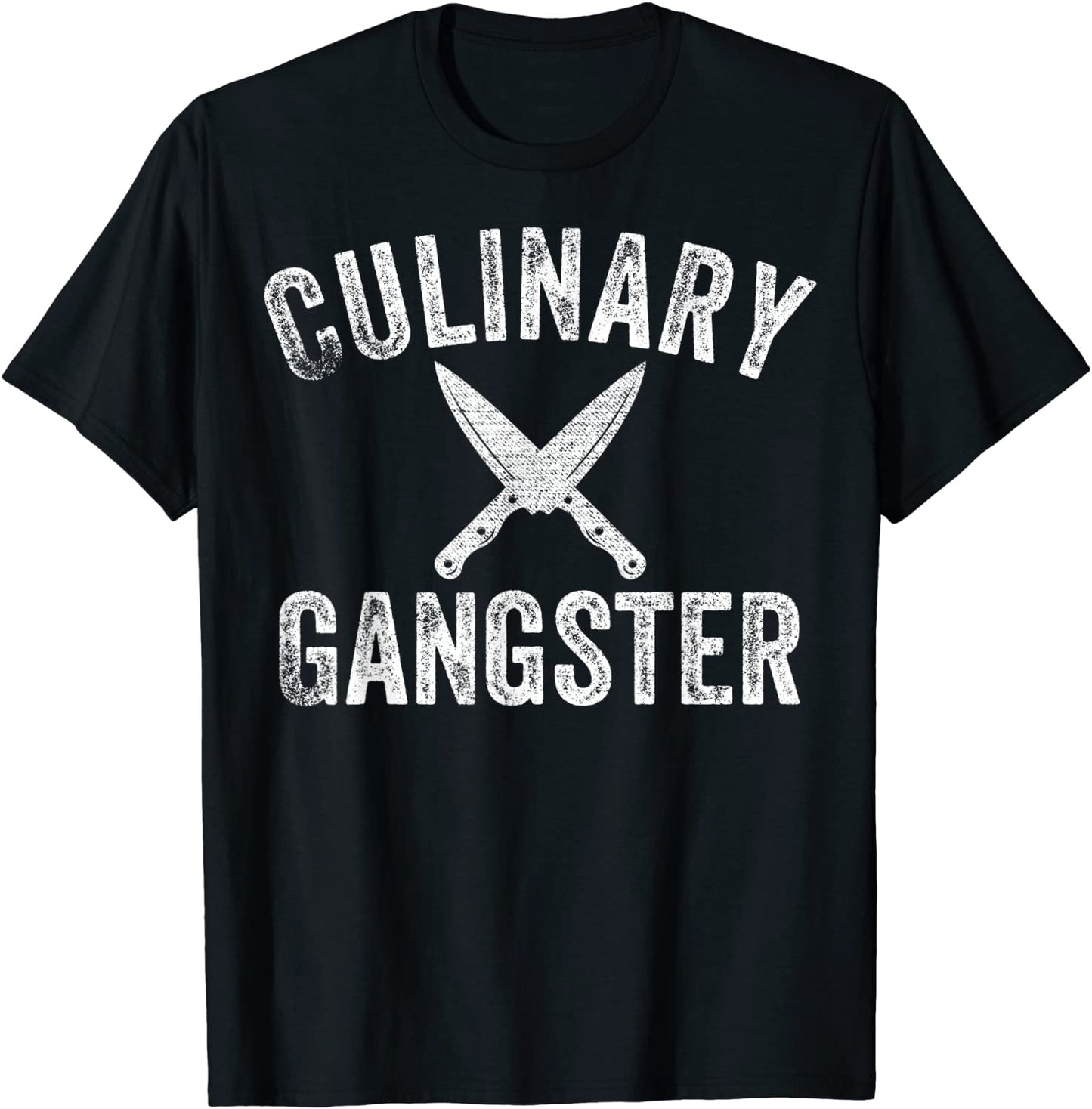 Culinary Gangster Cooking Themed Chefs Cooking Enthusiasts T-Shirt