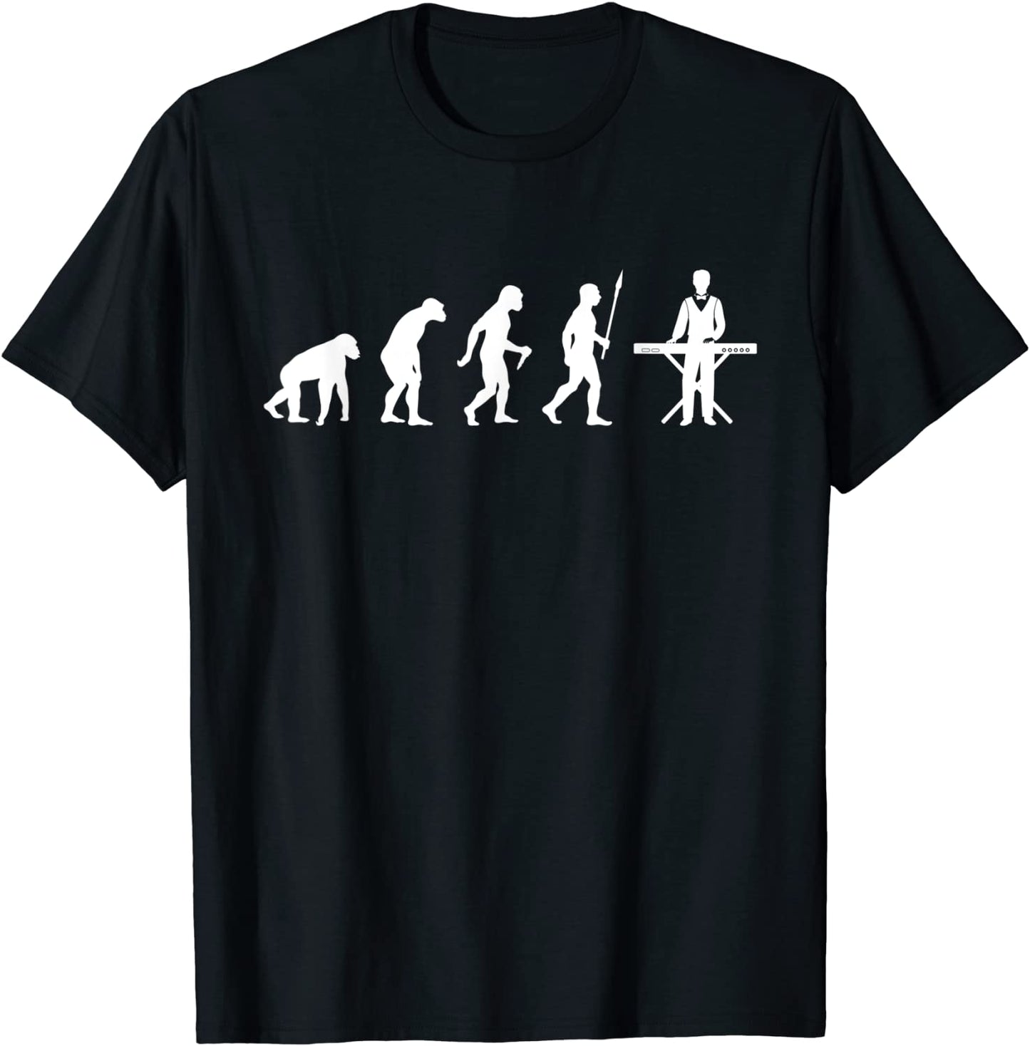 Keyboard Evolution Hobby Sport Keyboard player T-Shirt