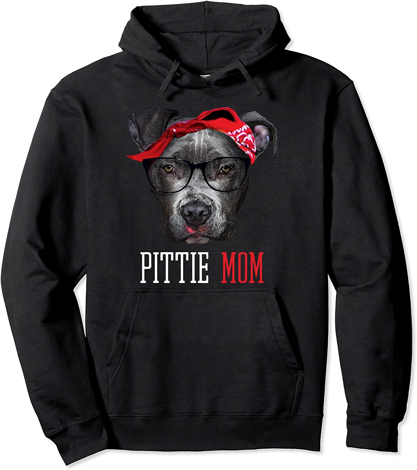 Pittie Mom Pitbull Dog Lovers Mothers Day Gift Hoodie Women