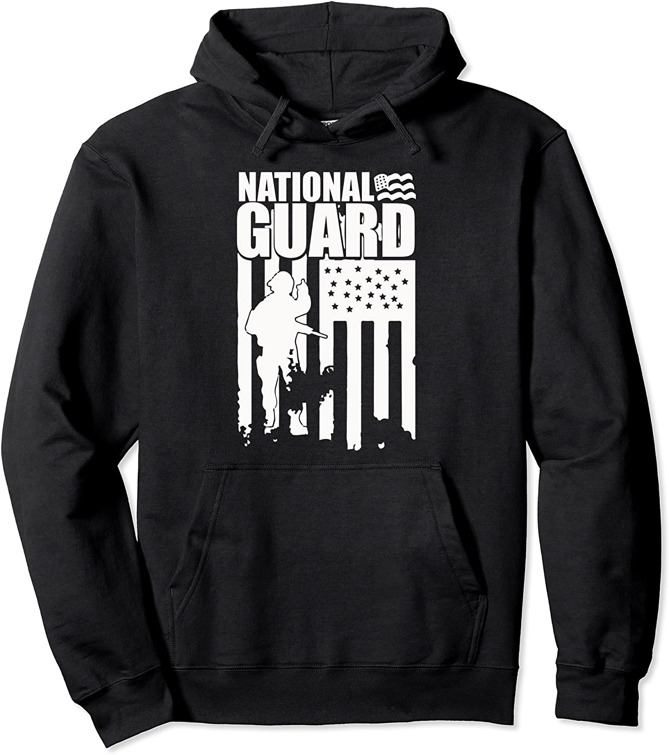 American Flag National Guard Hoodie National Guard Pullover