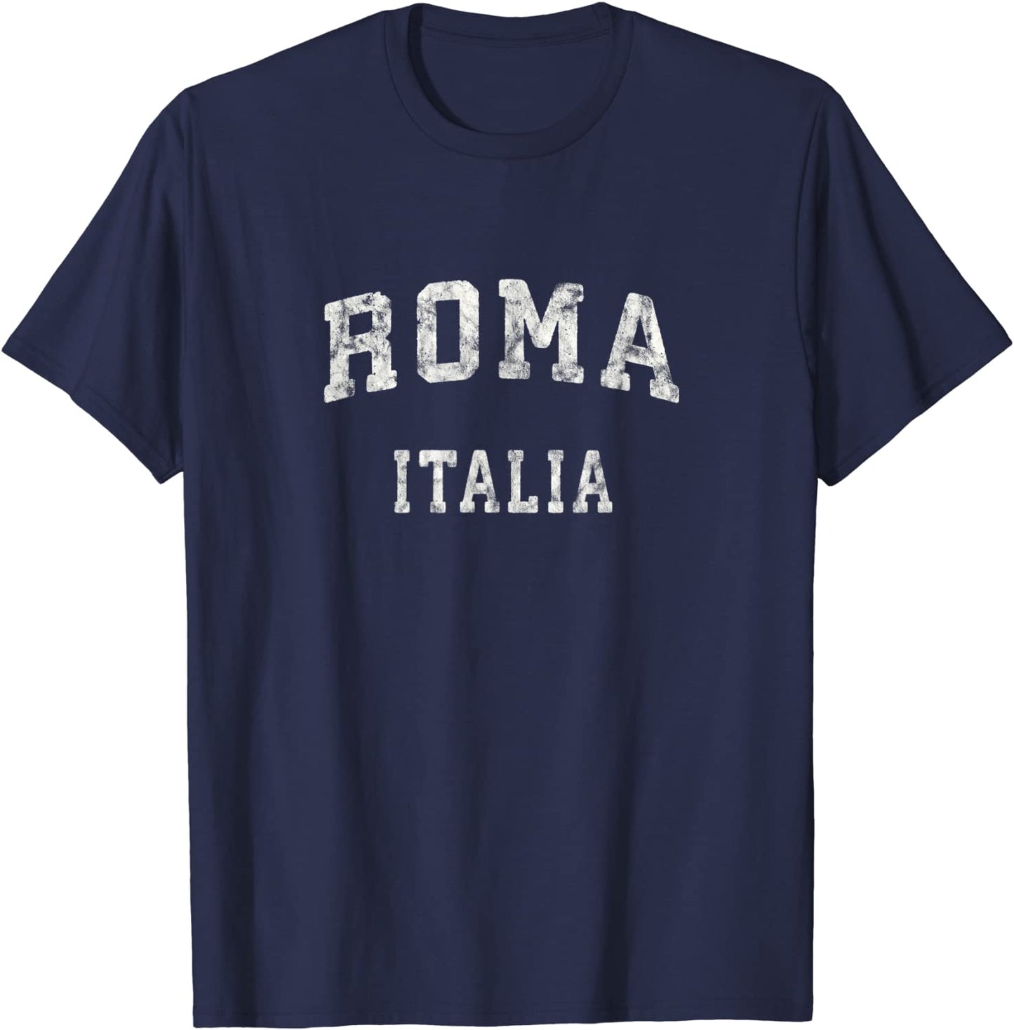 Rome Italy T-Shirt Vintage Roma Italia Sports Design Tee