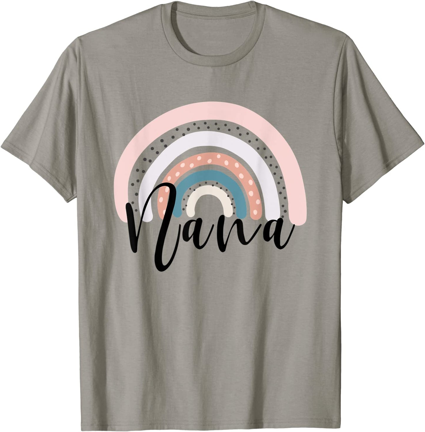 Nana Rainbow Tshirt For Women Grandma Gift From Grandkids T-Shirt