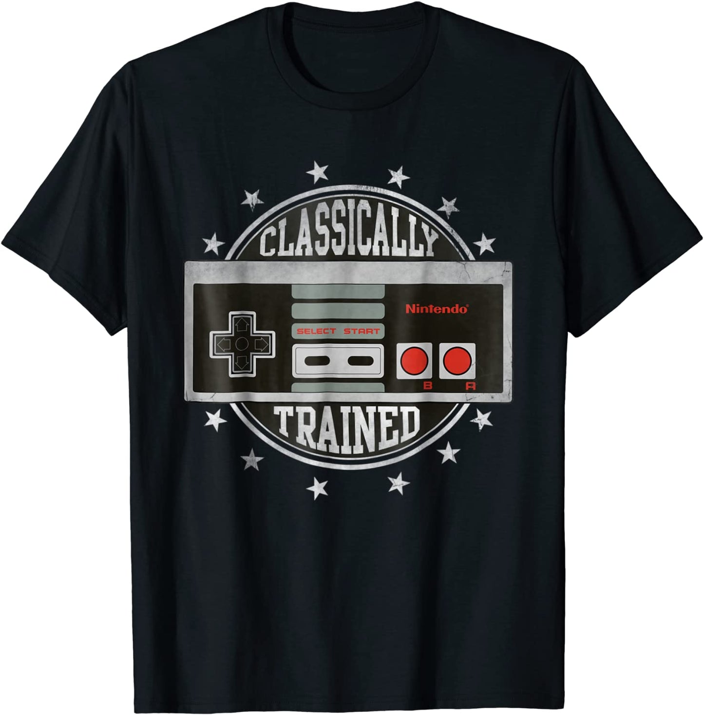 Nintendo NES Controller Classically Trained Graphic T-Shirt