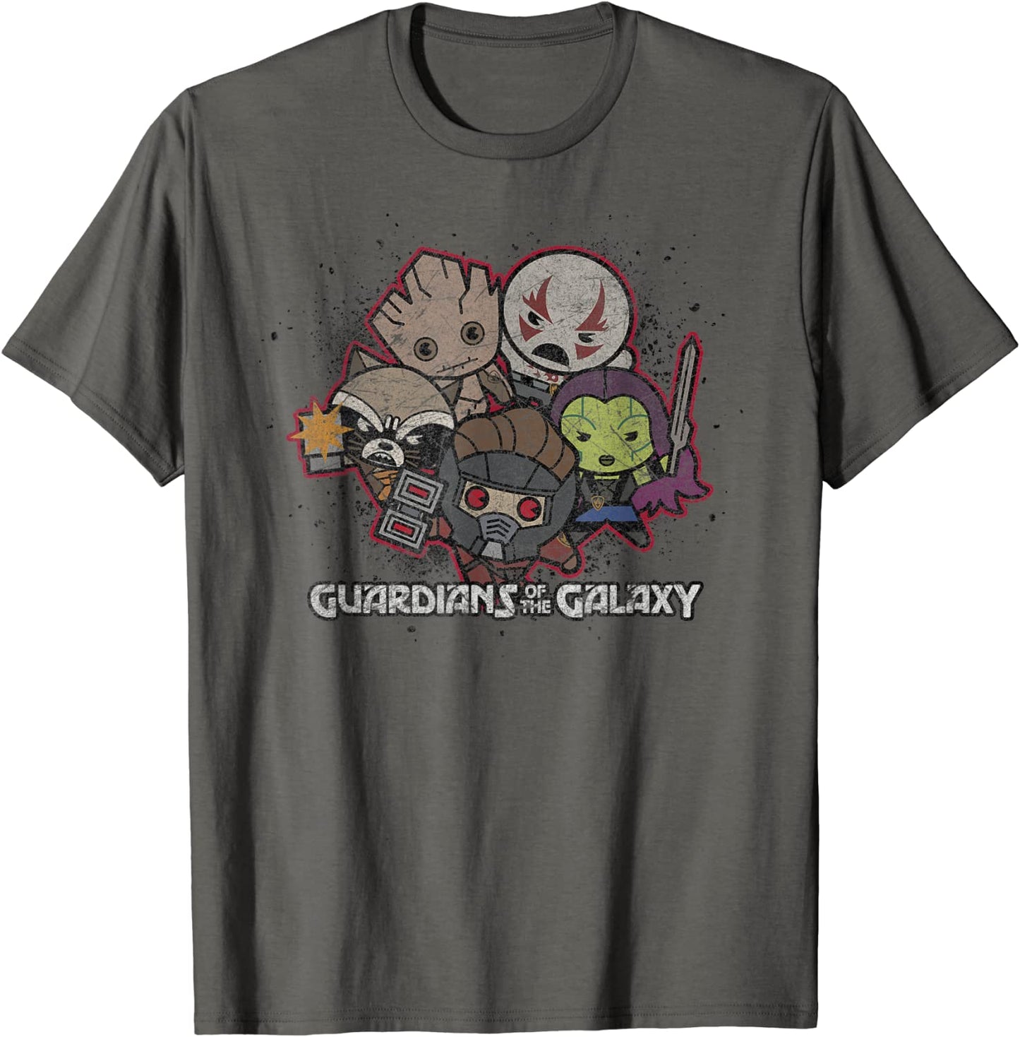 Marvel Kawaii Guardians of the Galaxy Cute Graphic T-Shirt