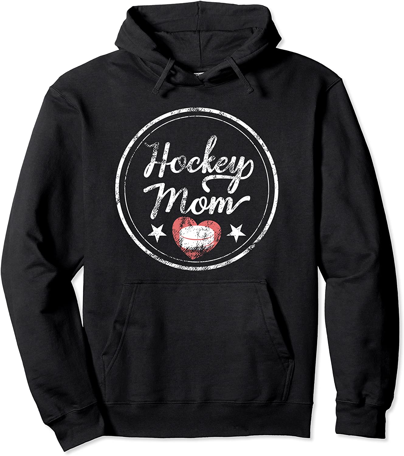 Hockey Mom Hoodie for Women Heart Sweatshirt
