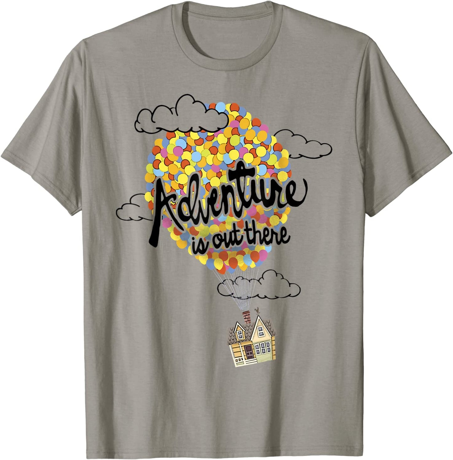 Disney Pixar Up Adventure House Balloon Graphic T-Shirt T-Shirt