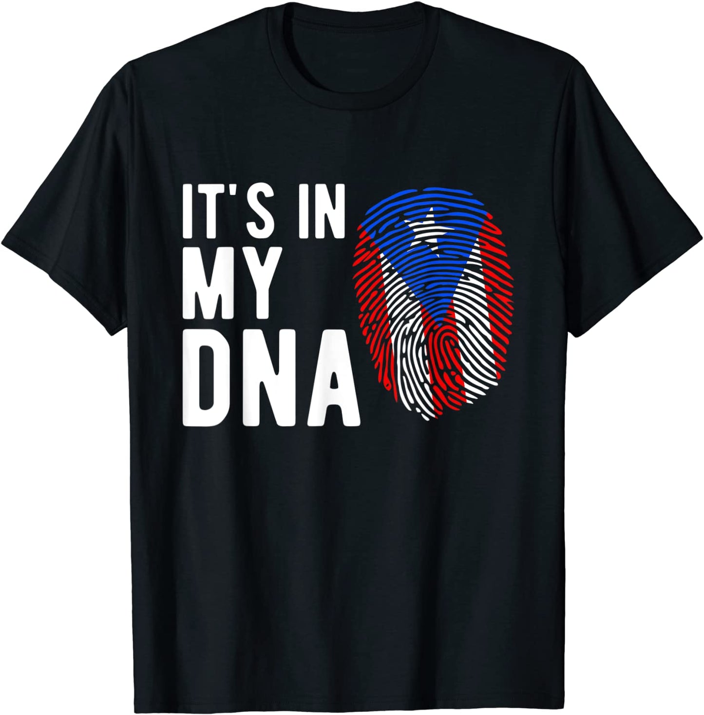 Its in my DNA Puerto Rico Flag Puerto Rican Gift T-Shirt