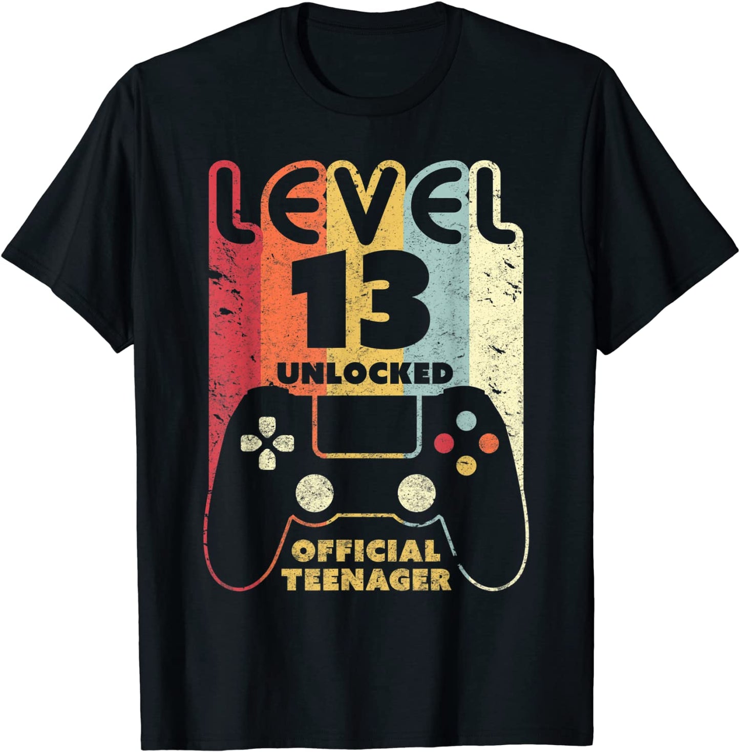 13th Birthday Shirt Level 13 Unlocked Official Teenager T-Shirt