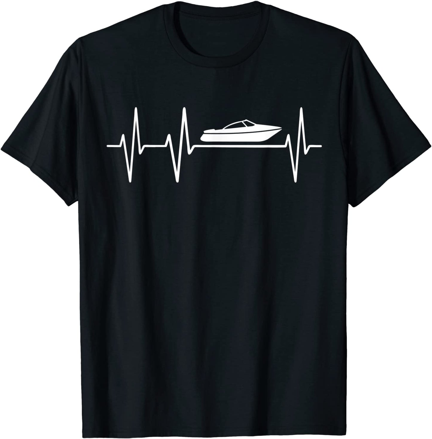 Boat Heartbeat Tee Gift for boating or sailing with Ship T-Shirt