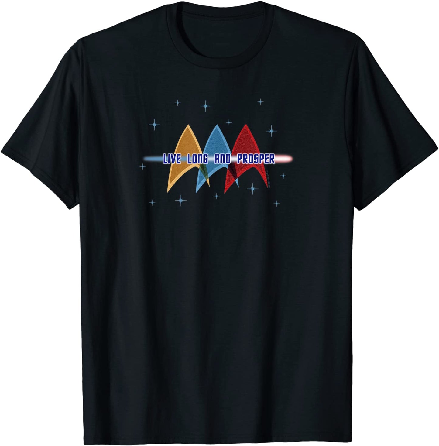 Star Trek The Original Series Live Long and Prosper Deltas T-Shirt