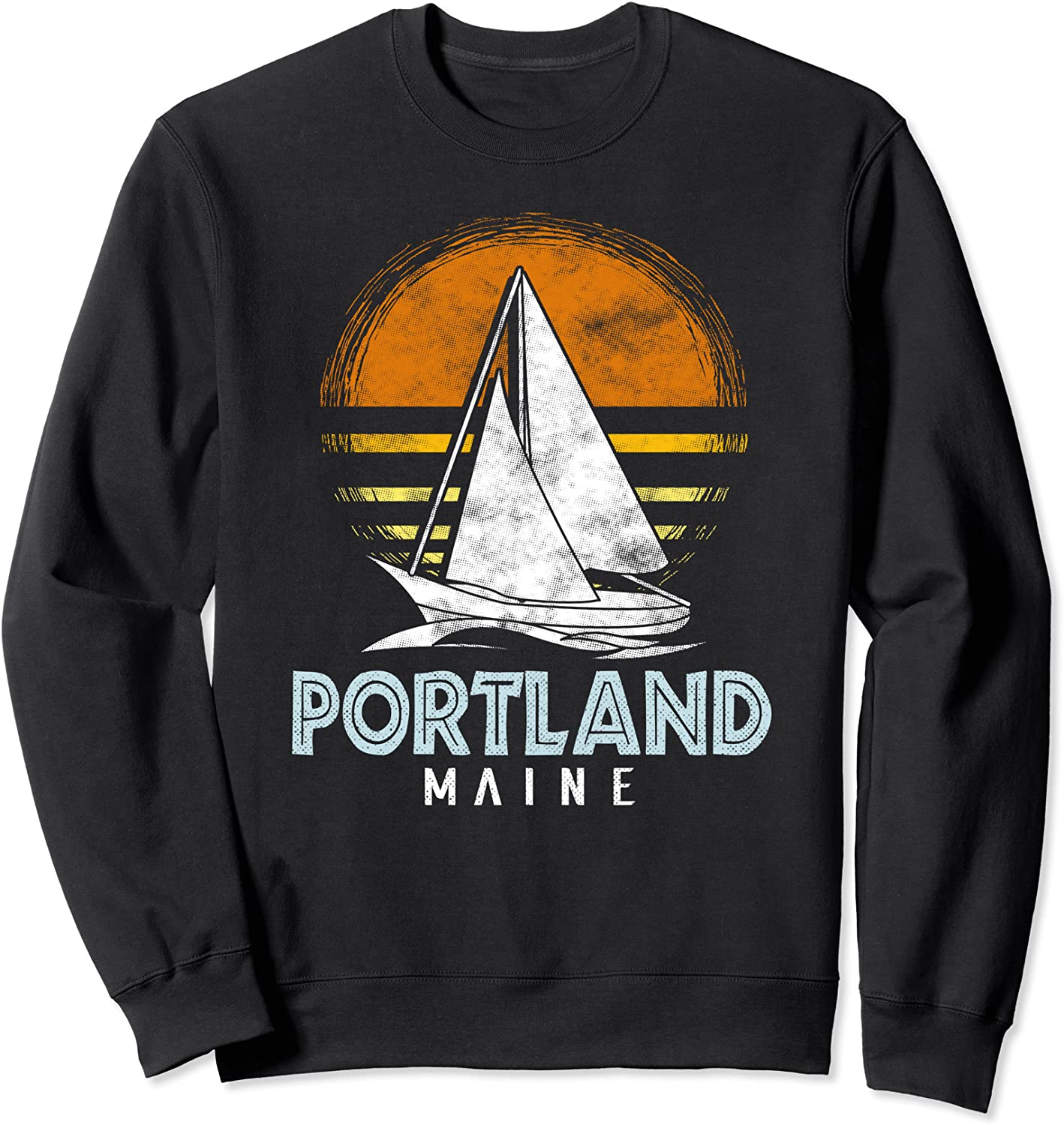 Vintage Nautical Boat Design - Portland Maine Yacht Club Sweatshirt