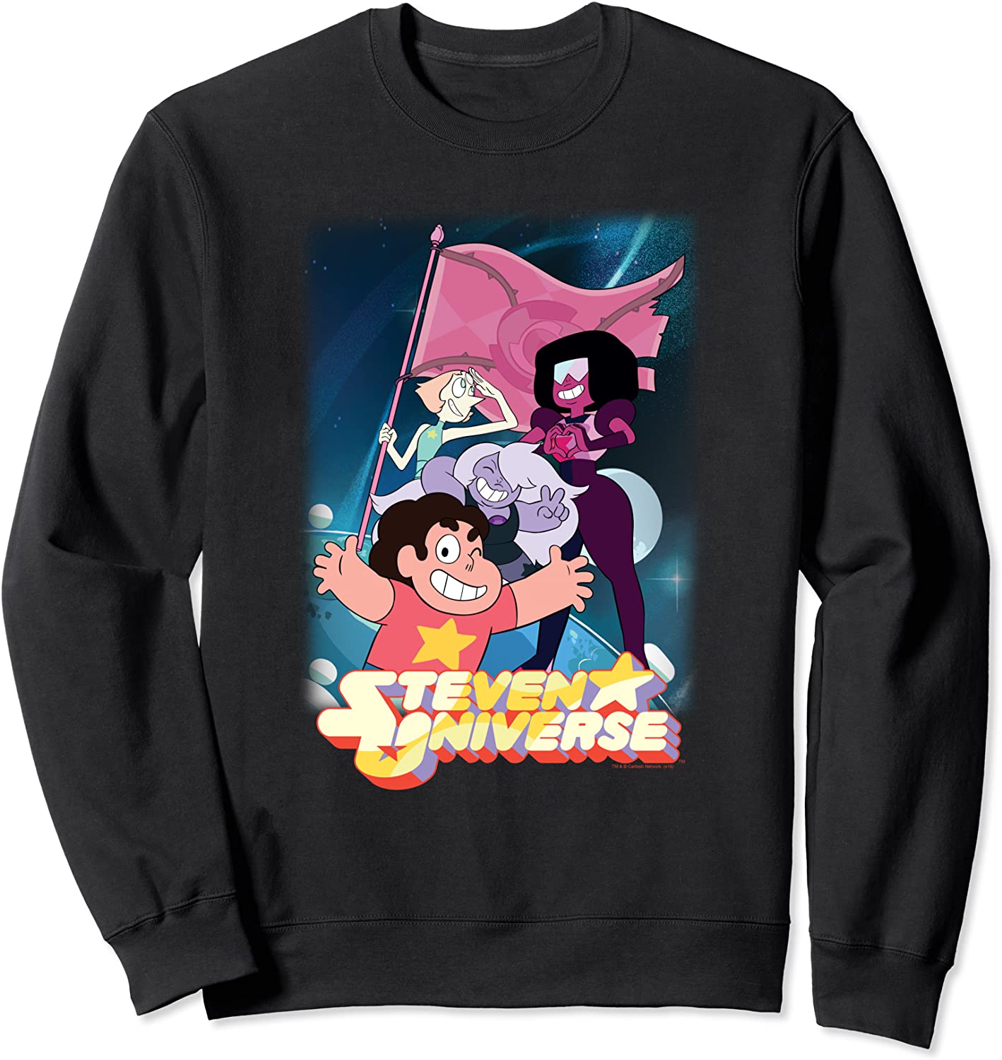 Steven Universe Crystal Gem Flag Sweatshirt
