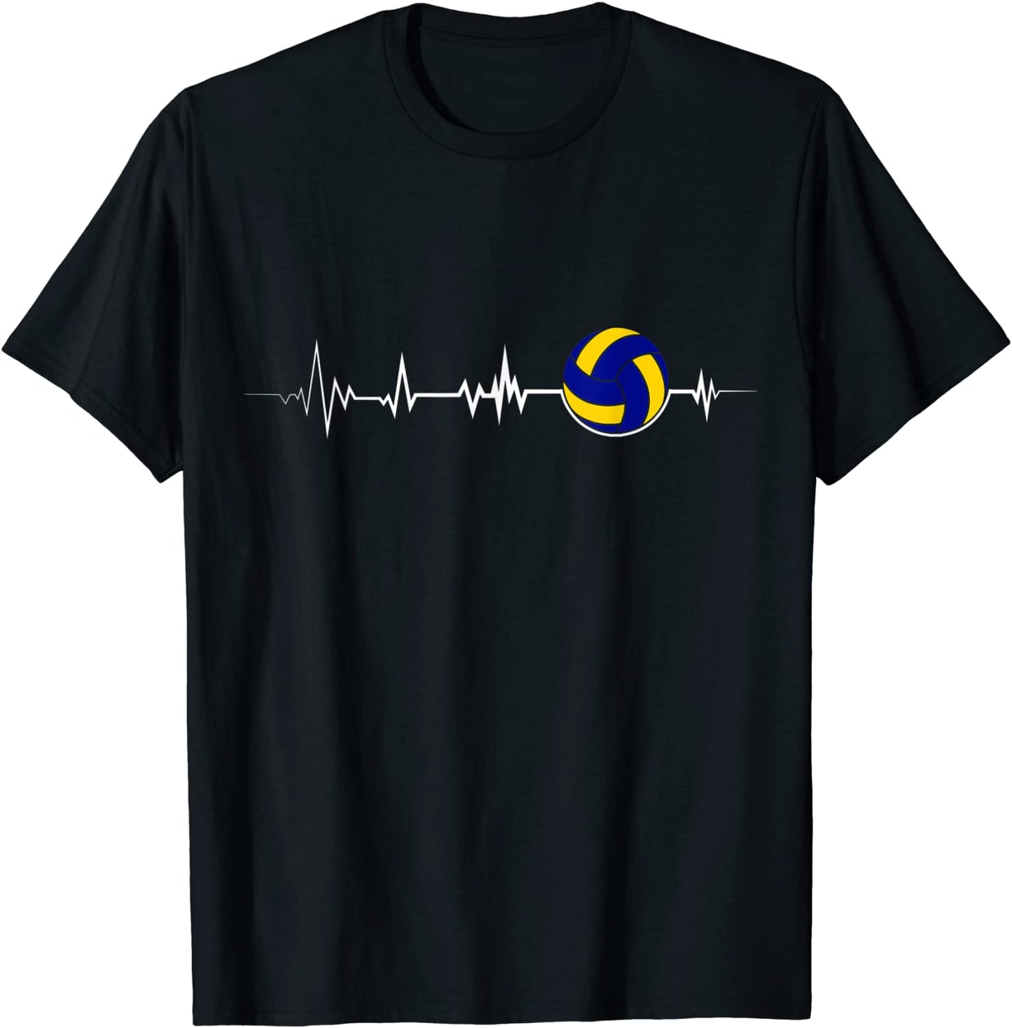 Volleyball Heartbeat Shirt Sports Lover Tee