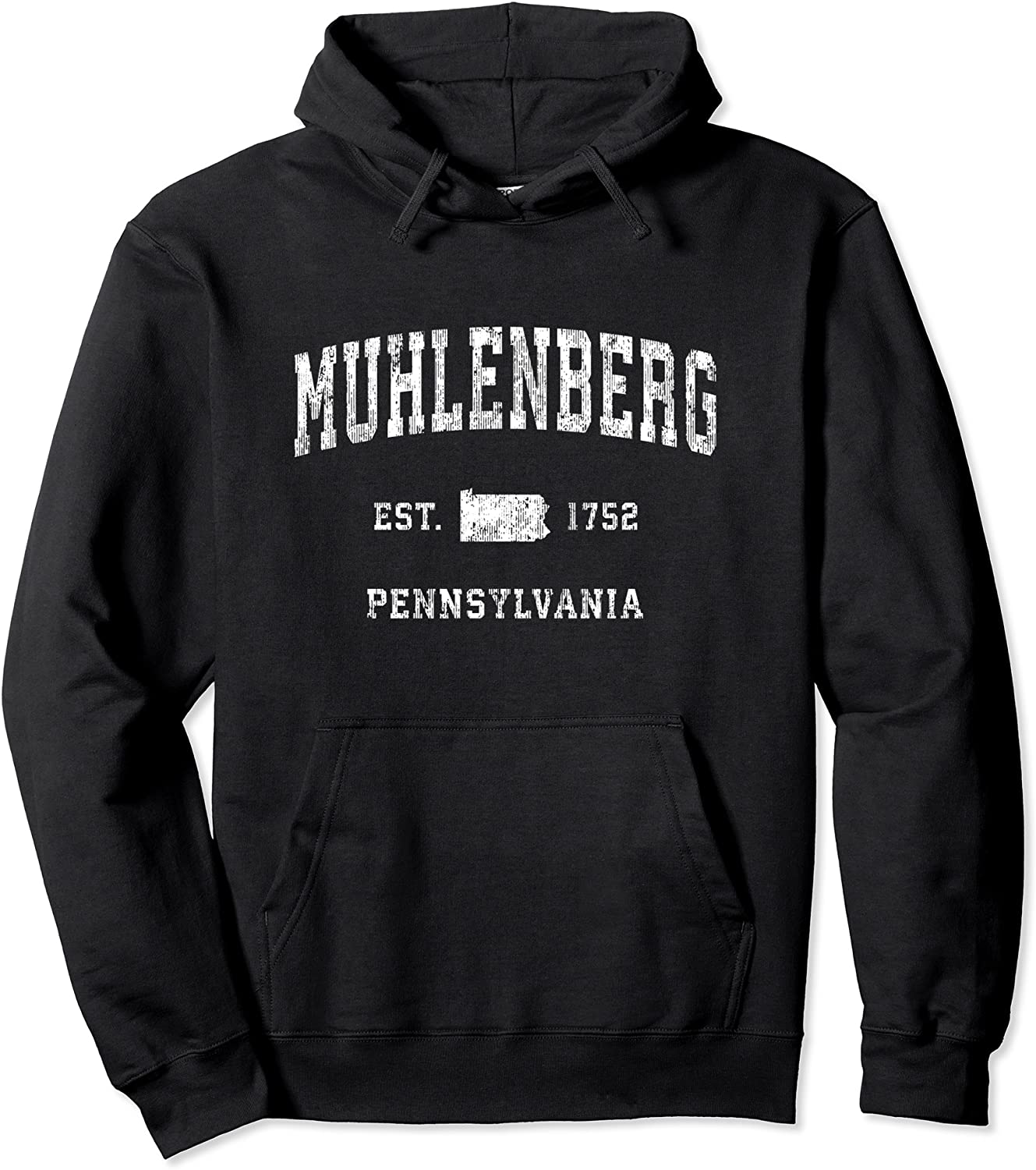 Muhlenberg Pennsylvania PA Vintage Athletic Sports Design Pullover Hoodie