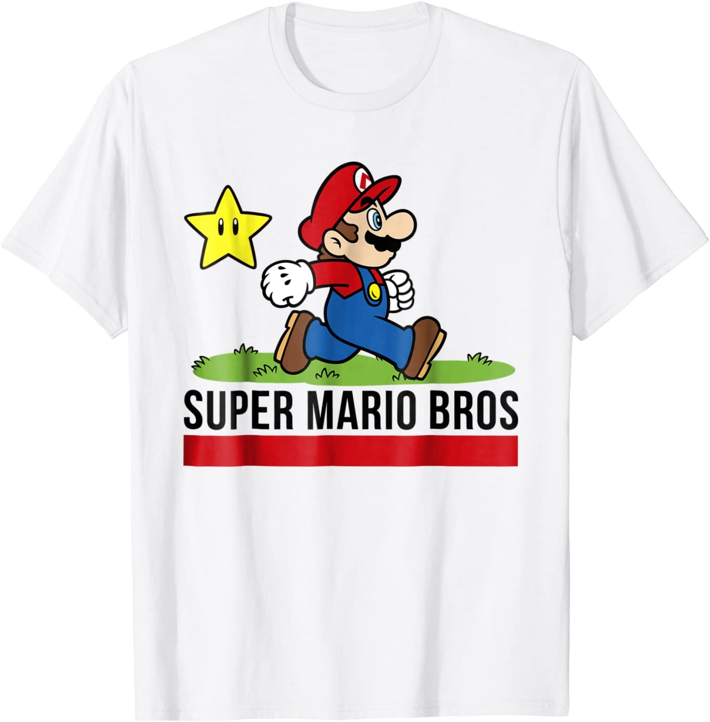 Nintendo Super Mario Star Walking Graphic T-Shirt