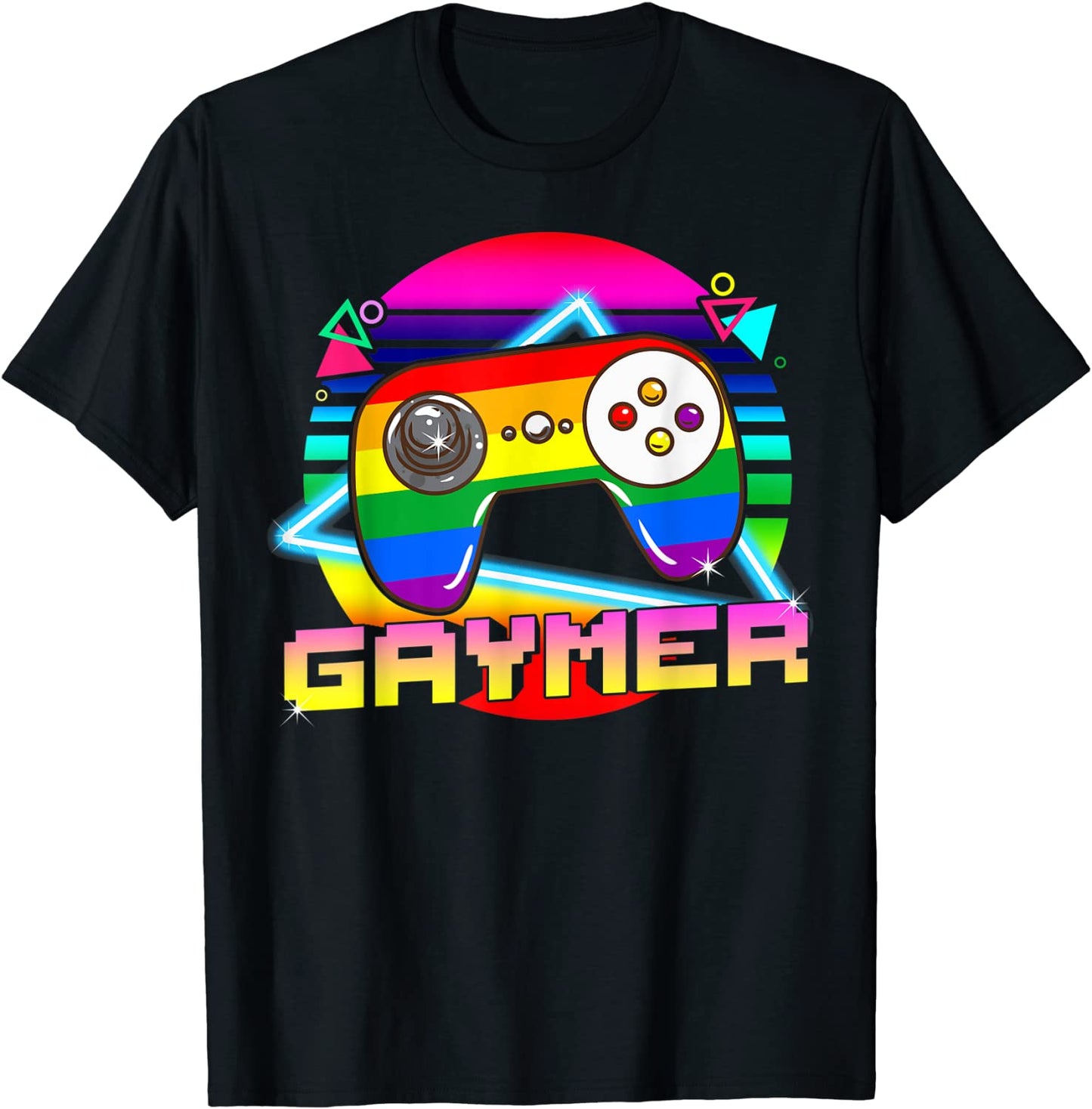 Gaymer T Shirt LGBTQ Gay Pride Month Gamer Gaming T-Shirt
