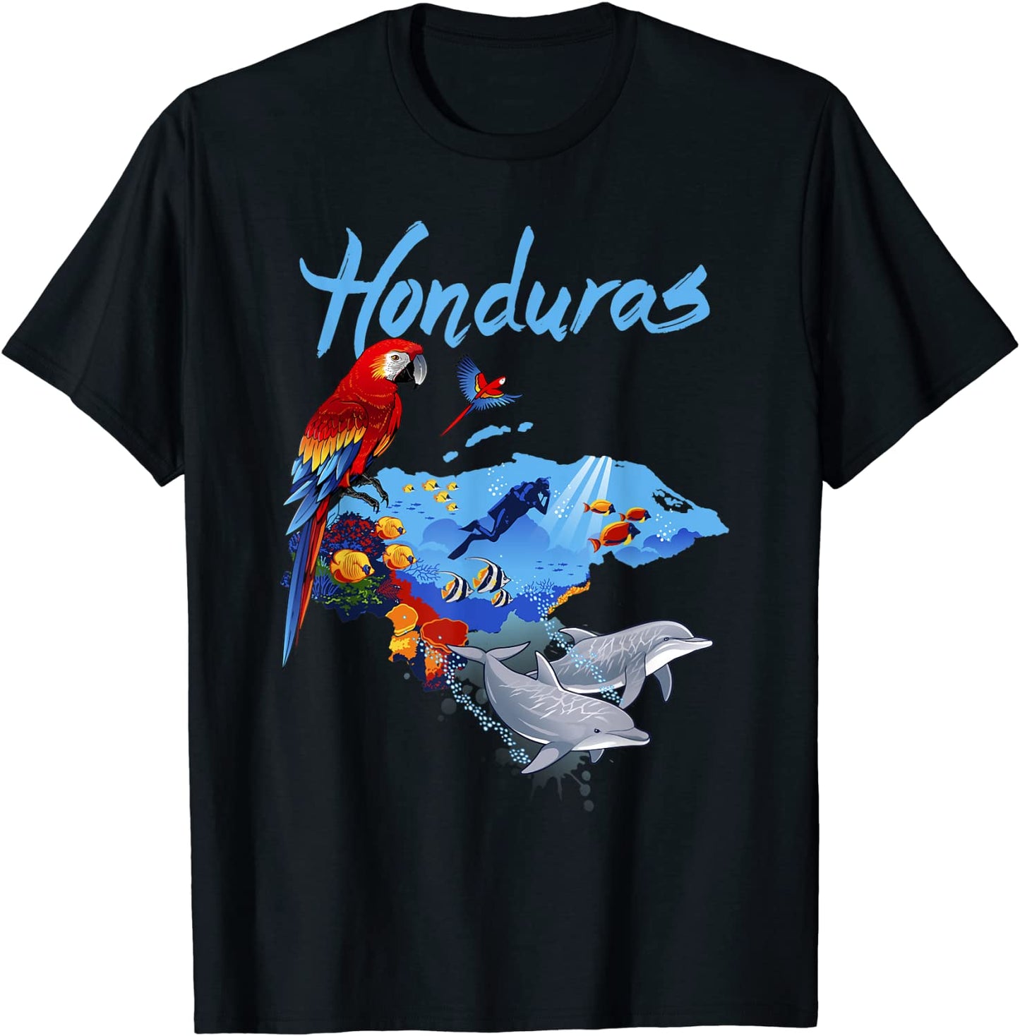 Honduras map T-Shirt
